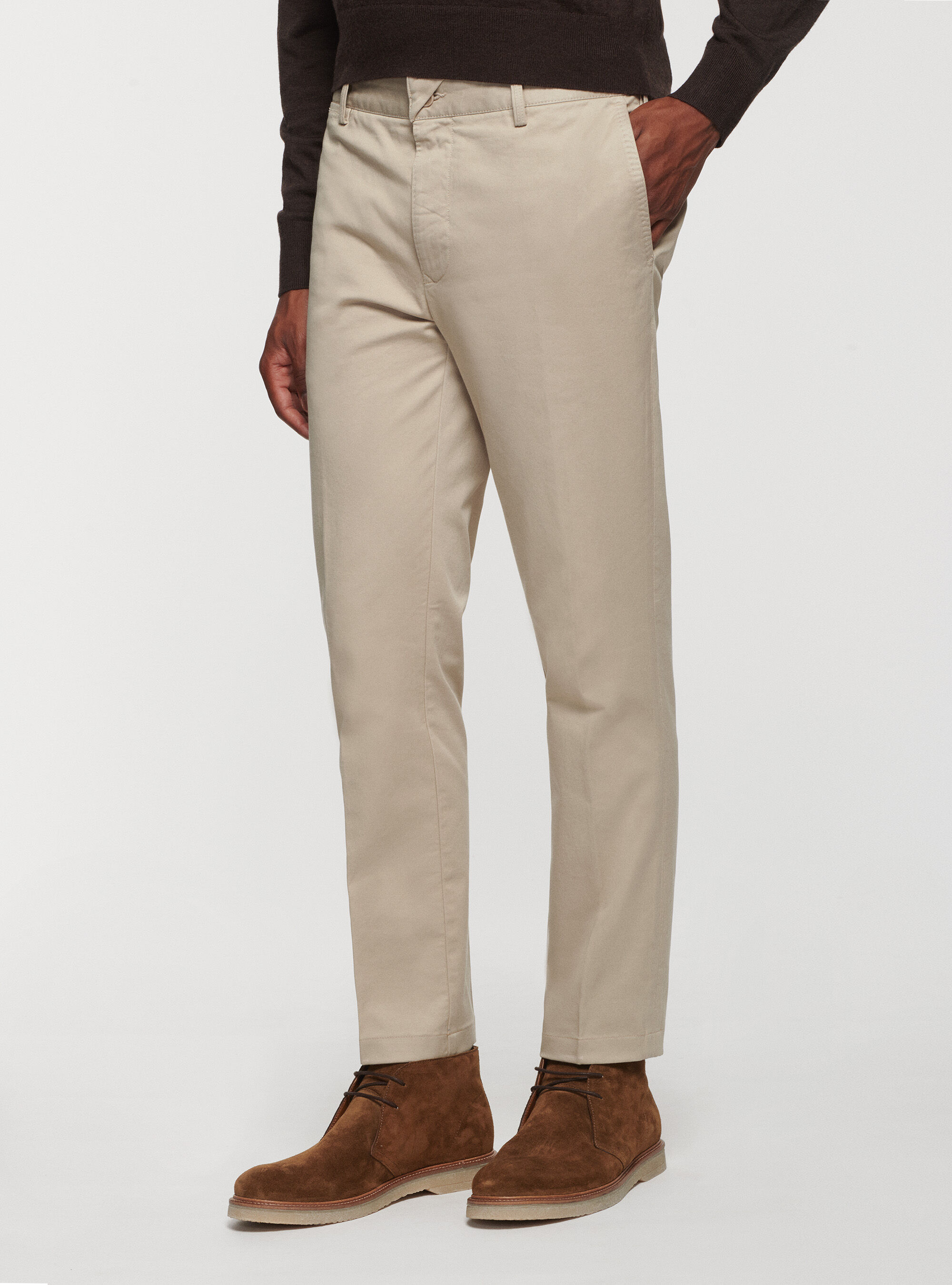 Stretch twill trousers