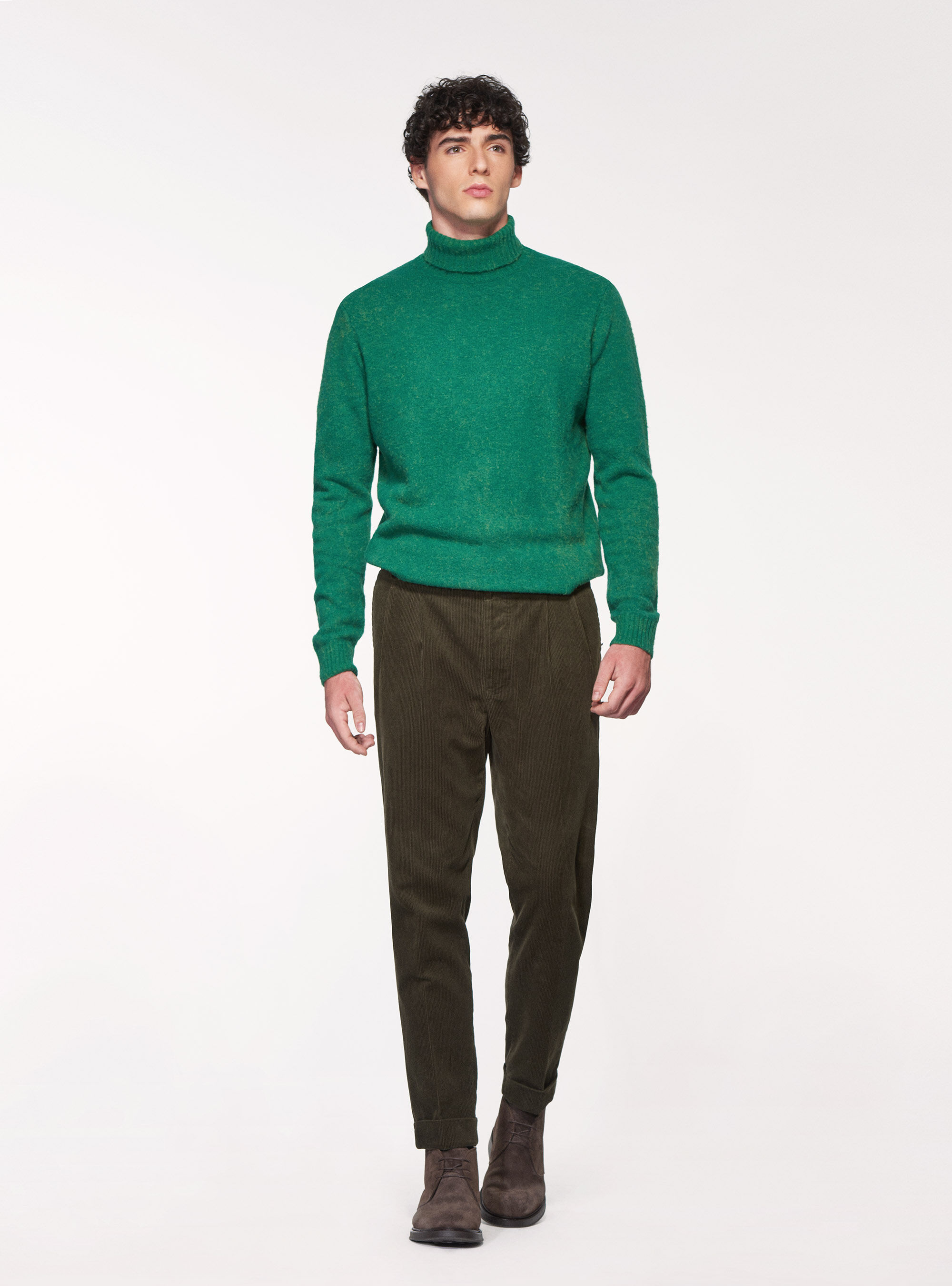 Olive turtleneck mens on sale