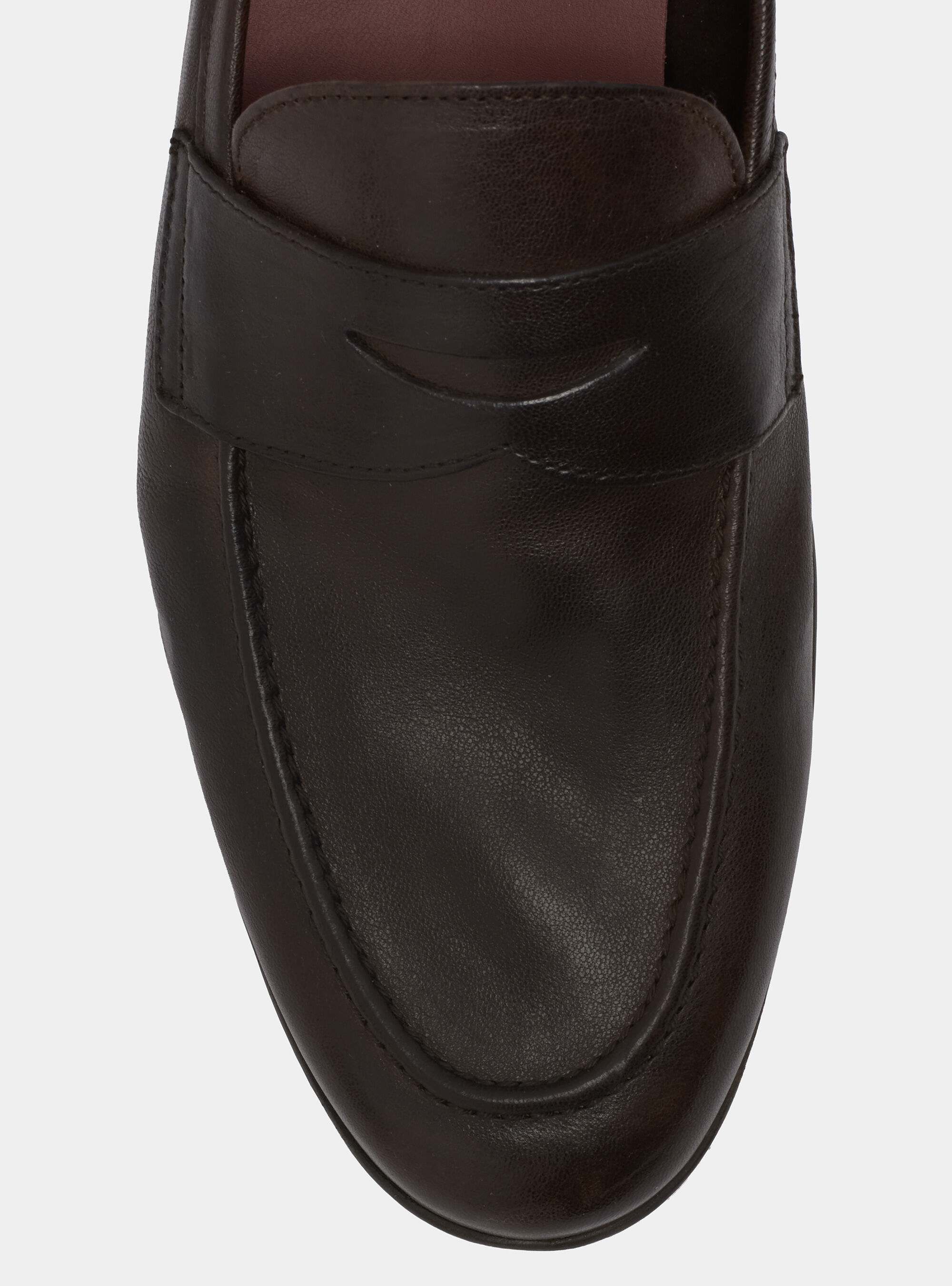 Soft leather loafers, BROWN