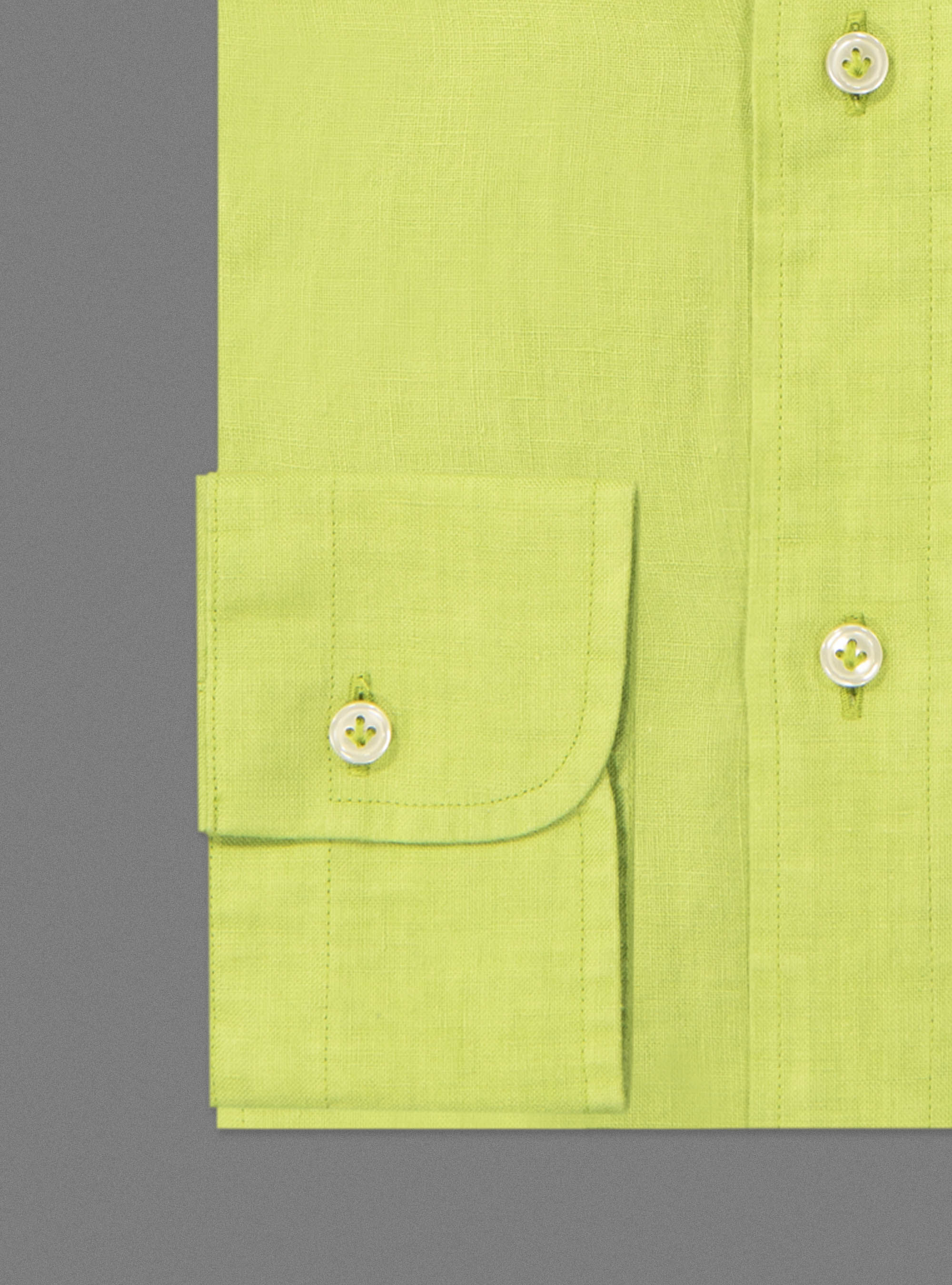 Linen shirt, GREEN