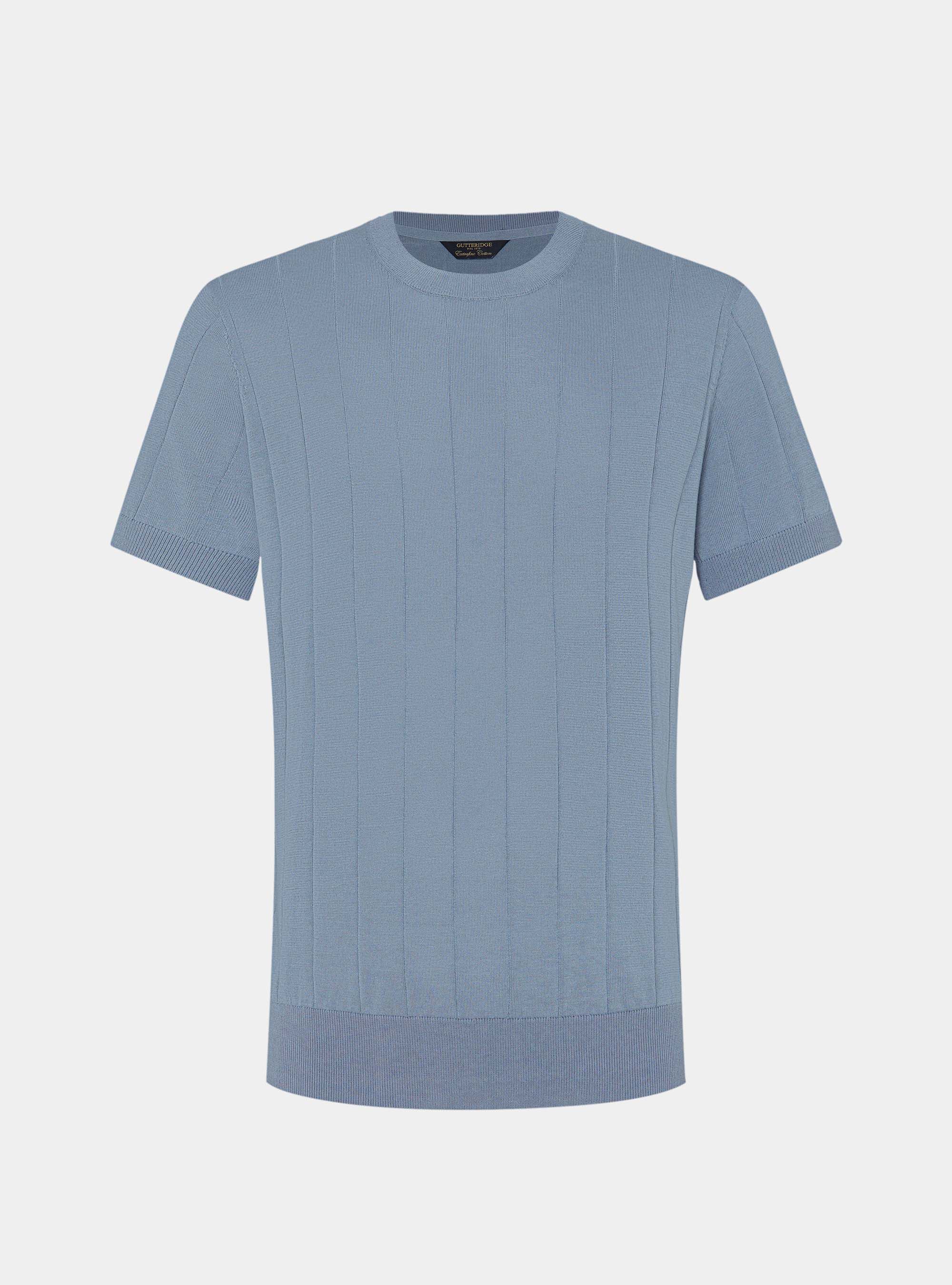 Maglia in puro cotone costa piatta, AVIO 0292C