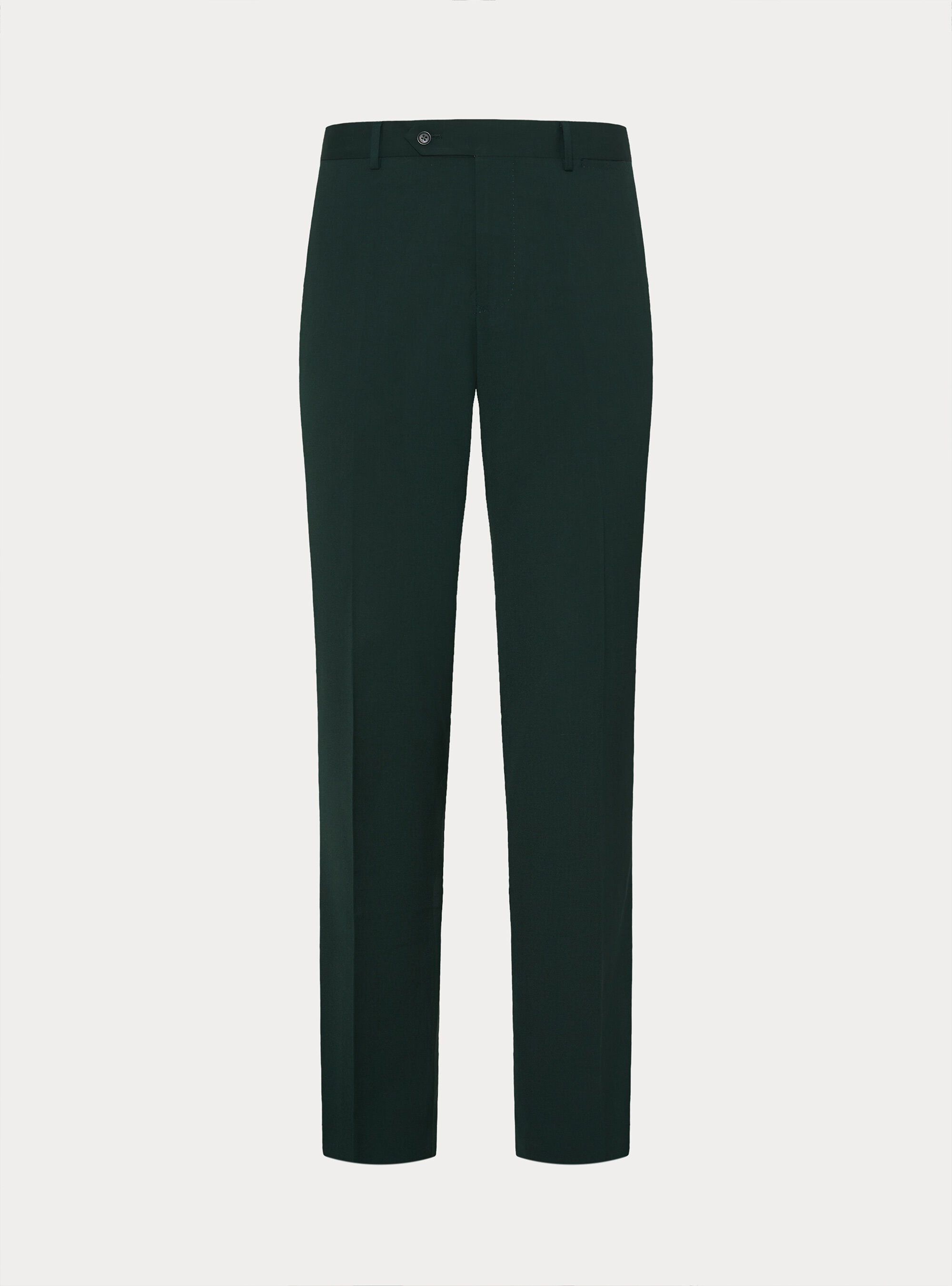 Pantalones de traje cl&aacute;sicos slim fit, VERDE