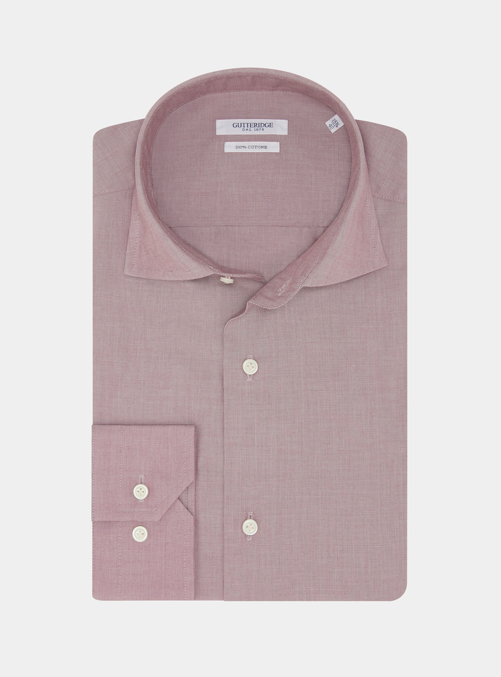 Camisa de algod&oacute;n fil a fil, CEBOLLA