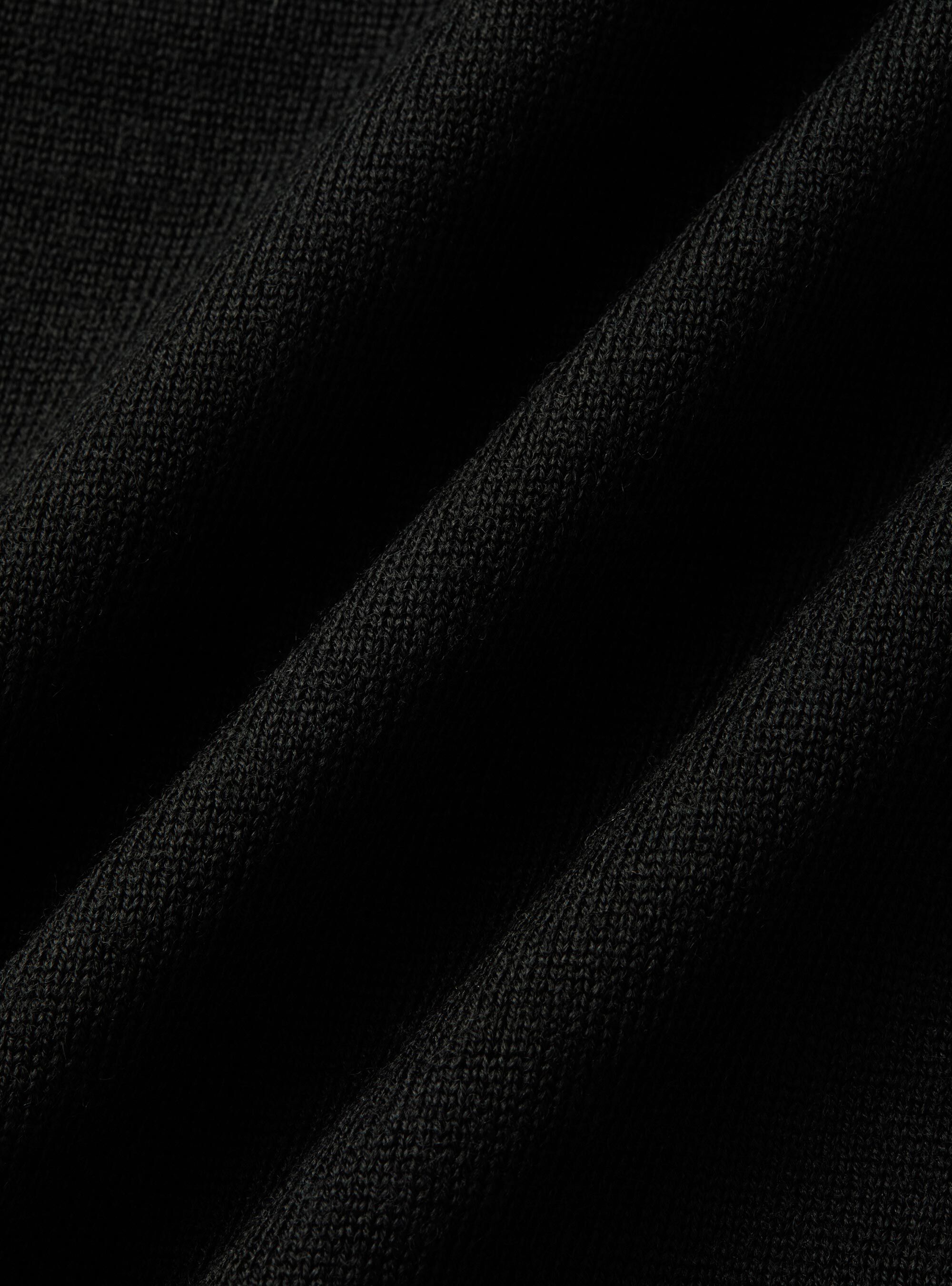 Dolcevita in pura lana merino extrafine, NERO