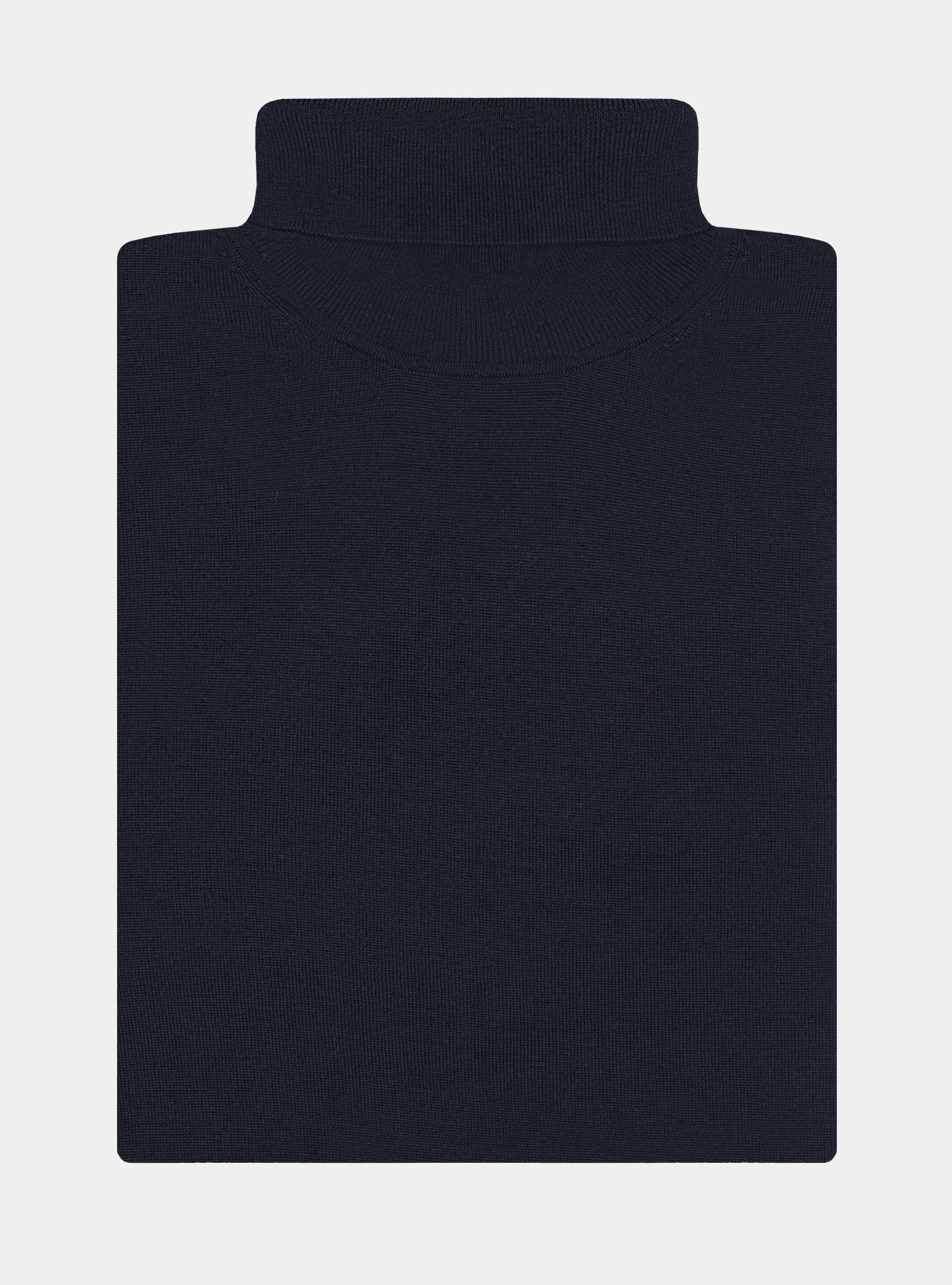 Dolcevita in pura lana merino extrafine, BLU NAVY