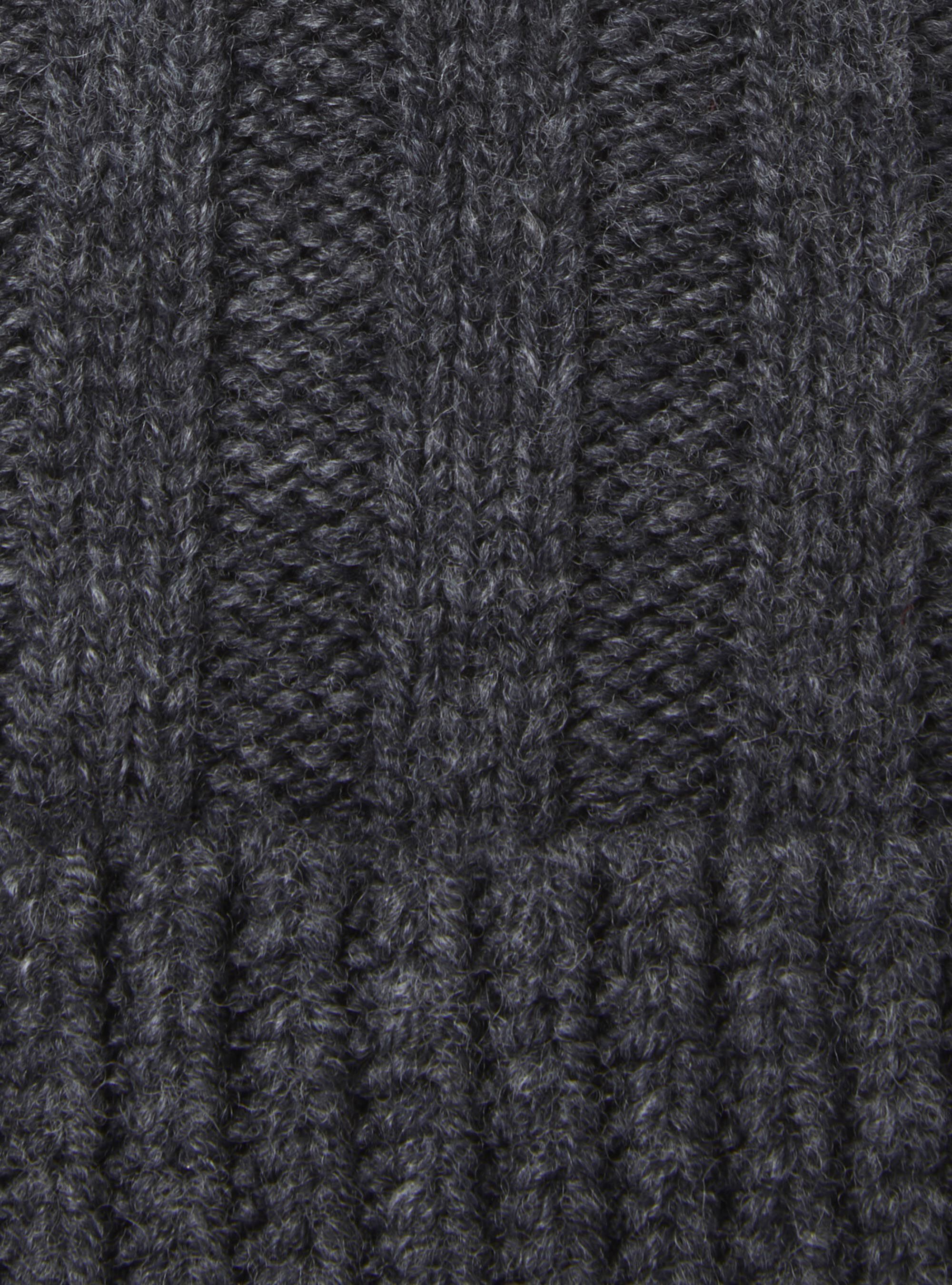 Gorro de lana de cordero y cachemira, GRIS MARENGO