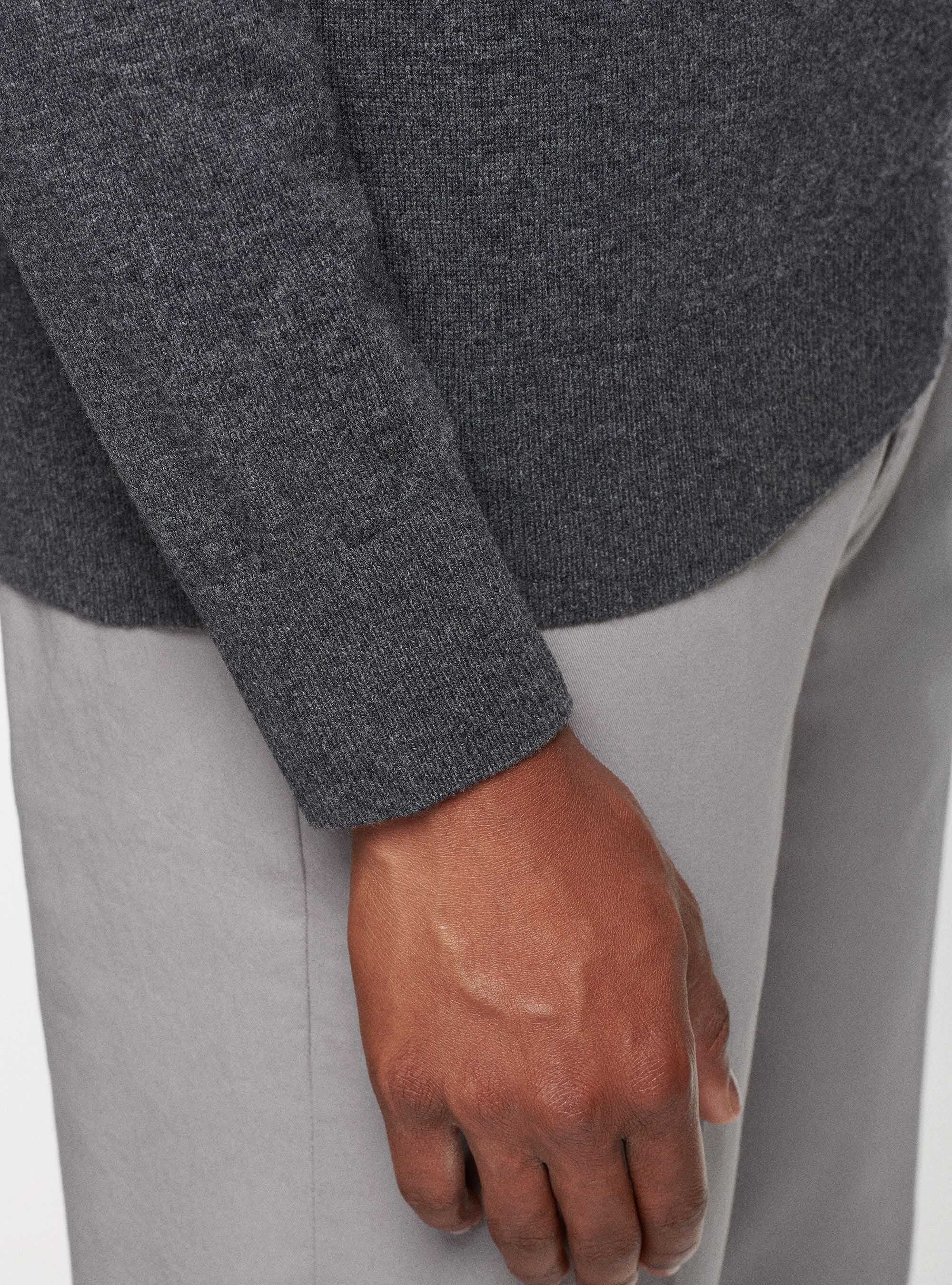 Qi cashmere cheap sweater mens