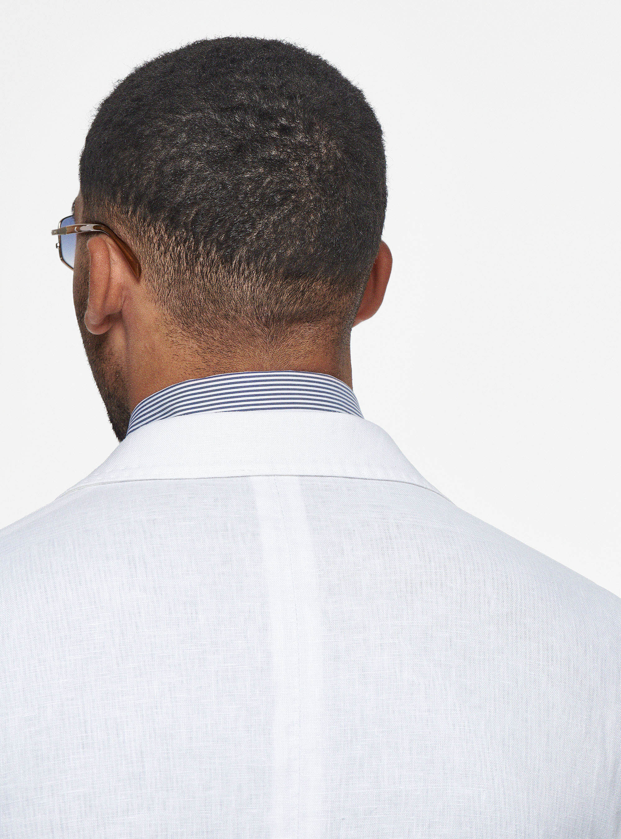 Veste en pur lin, BLANC