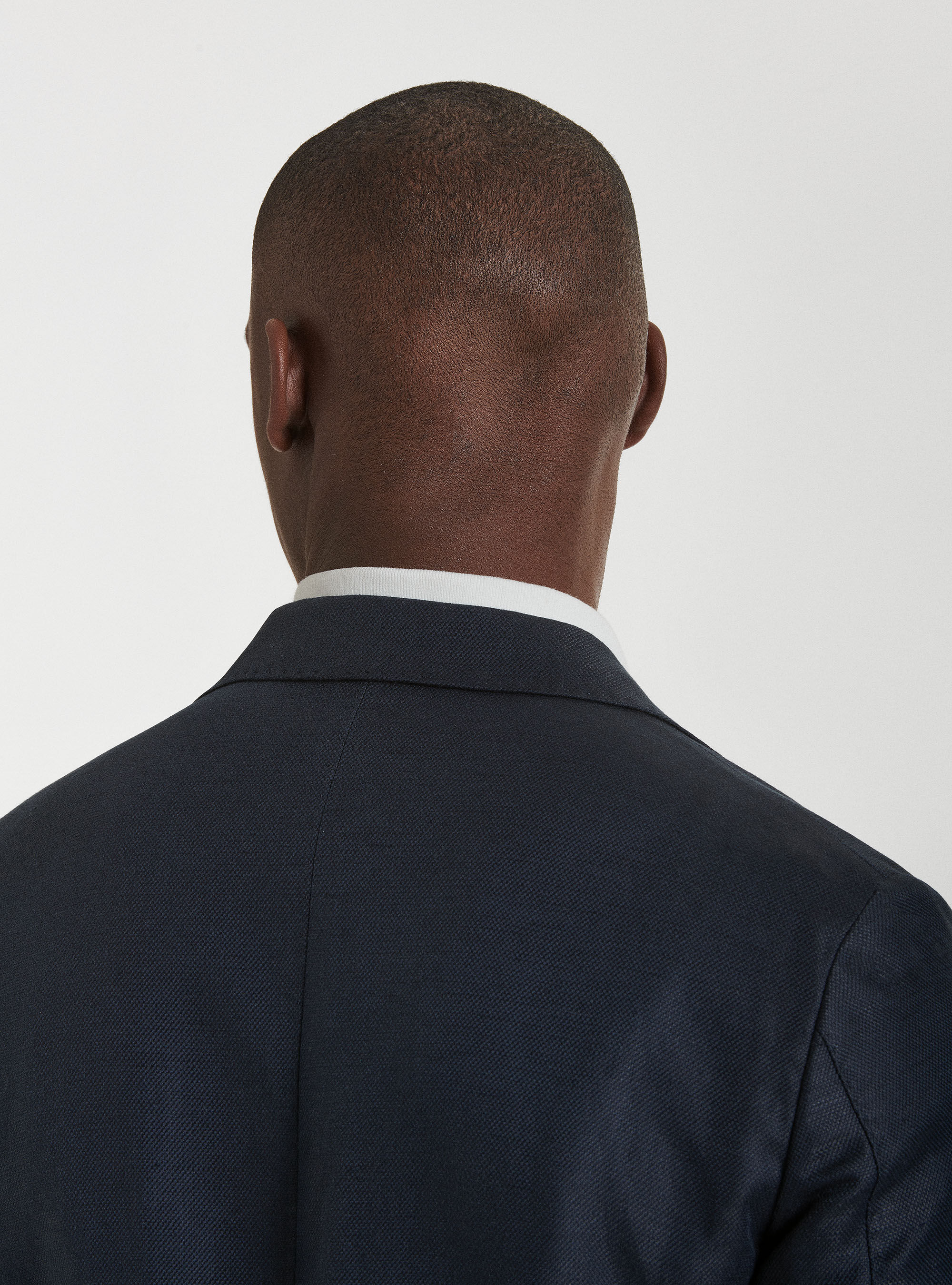 Navy linen jacket shop