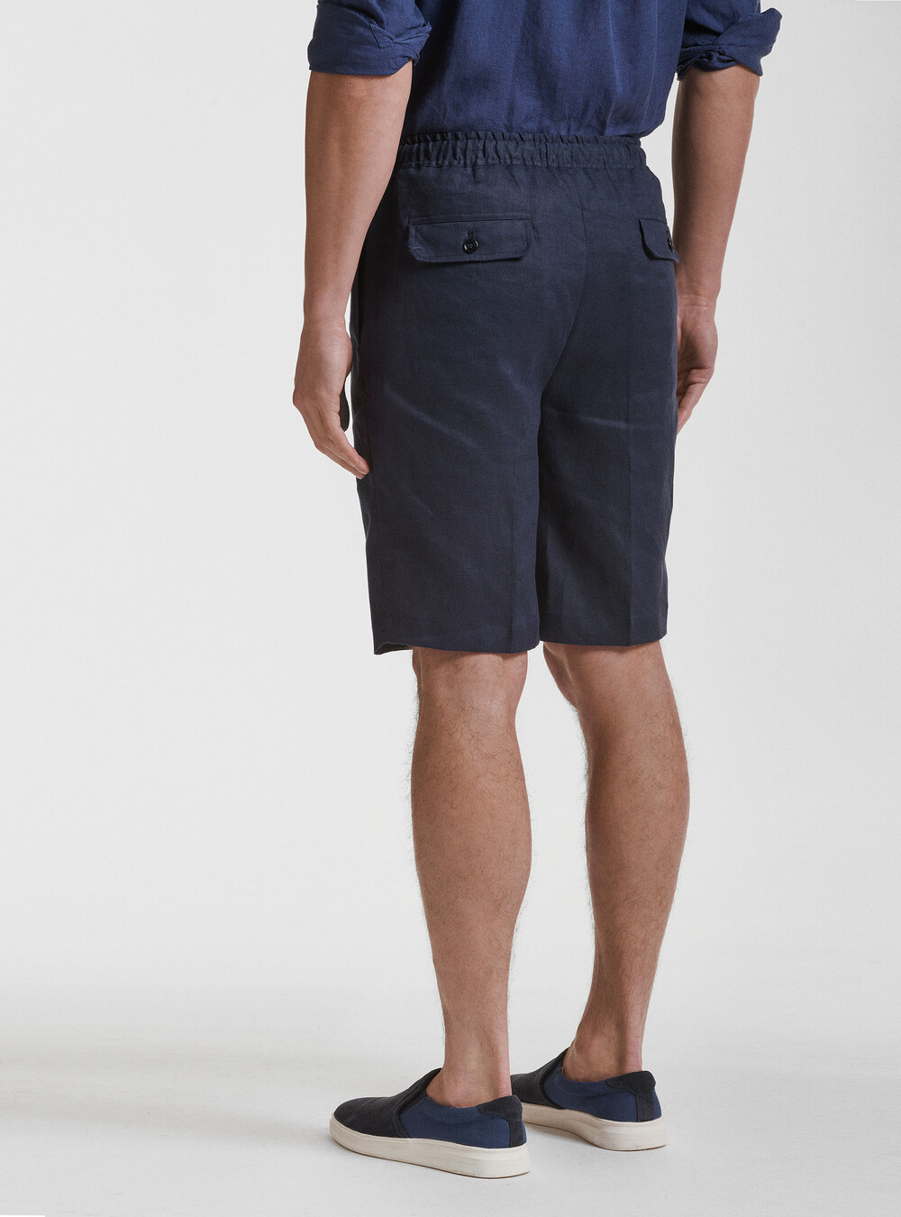 Plain-coloured shorts in pure linen | GutteridgeEU | catalog-gutteridge ...