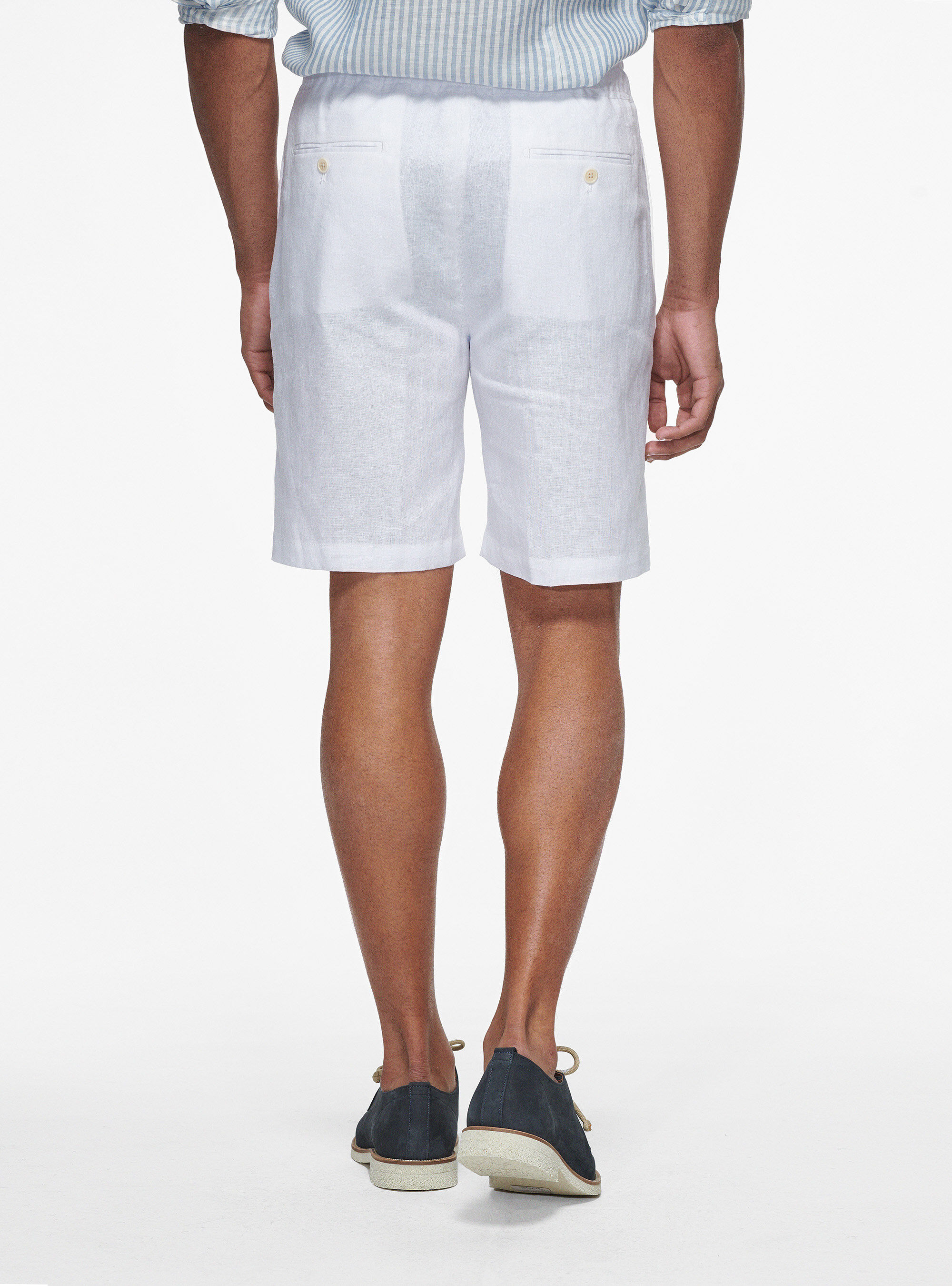 【BAON】Dio Linen Bijo Short Pants - Linen 100 Linen and cotton shorts Okaïdi & Obaïbi
