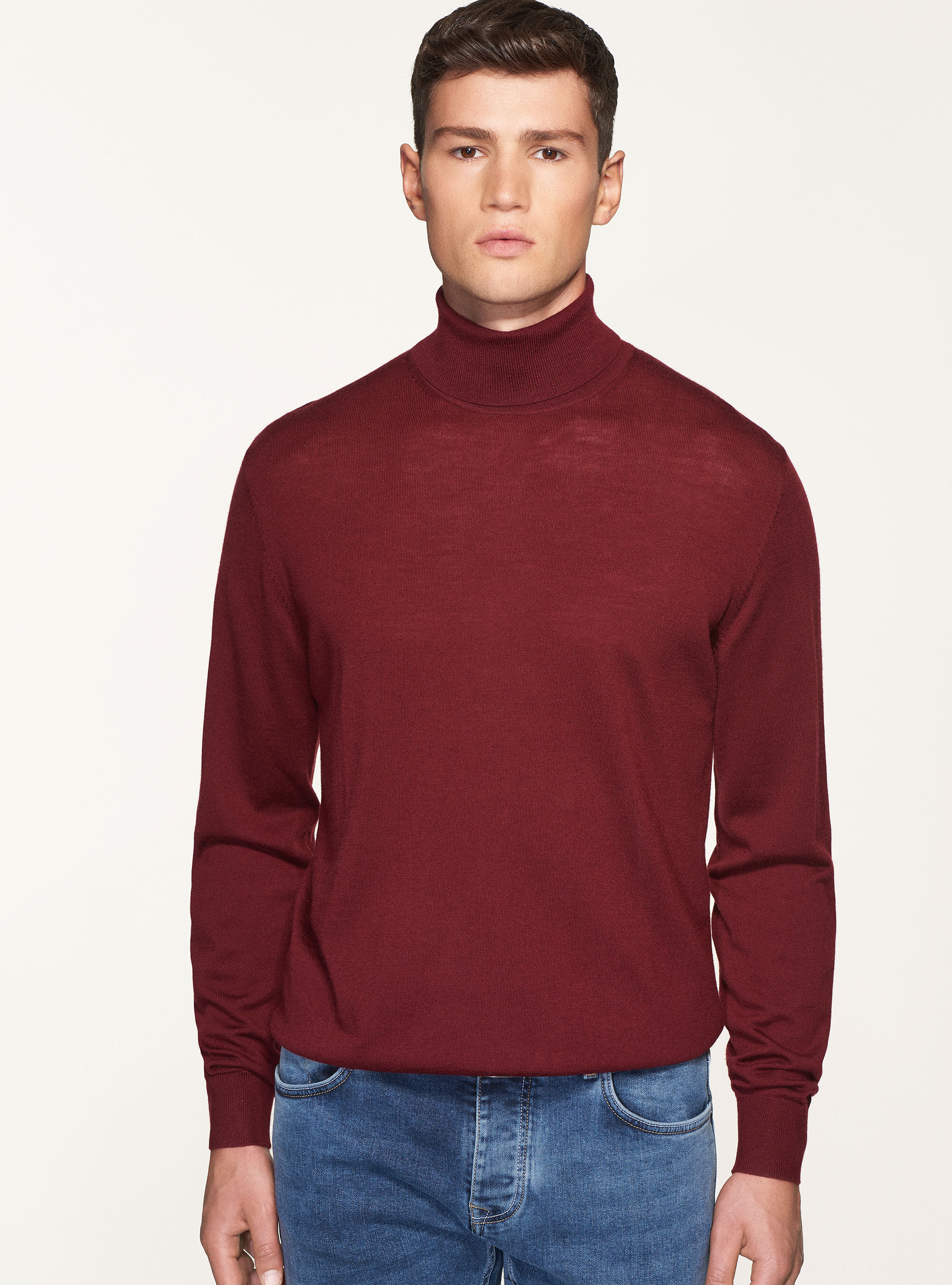 Rollkragen Pullover Selected Rollkragen Strickpullover Gelber