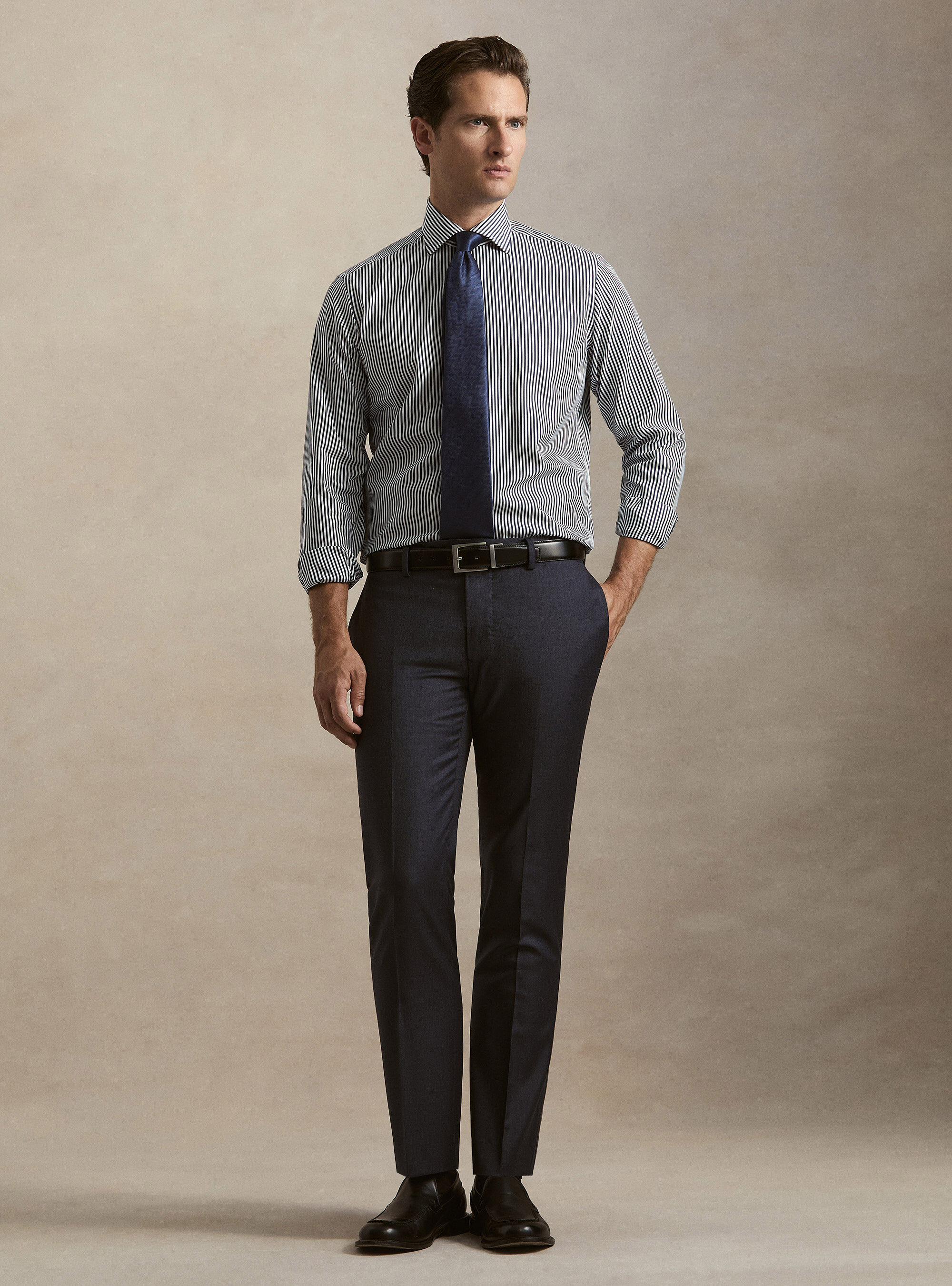 Suit trousers in pure wool by Vitale Barberis Canonico