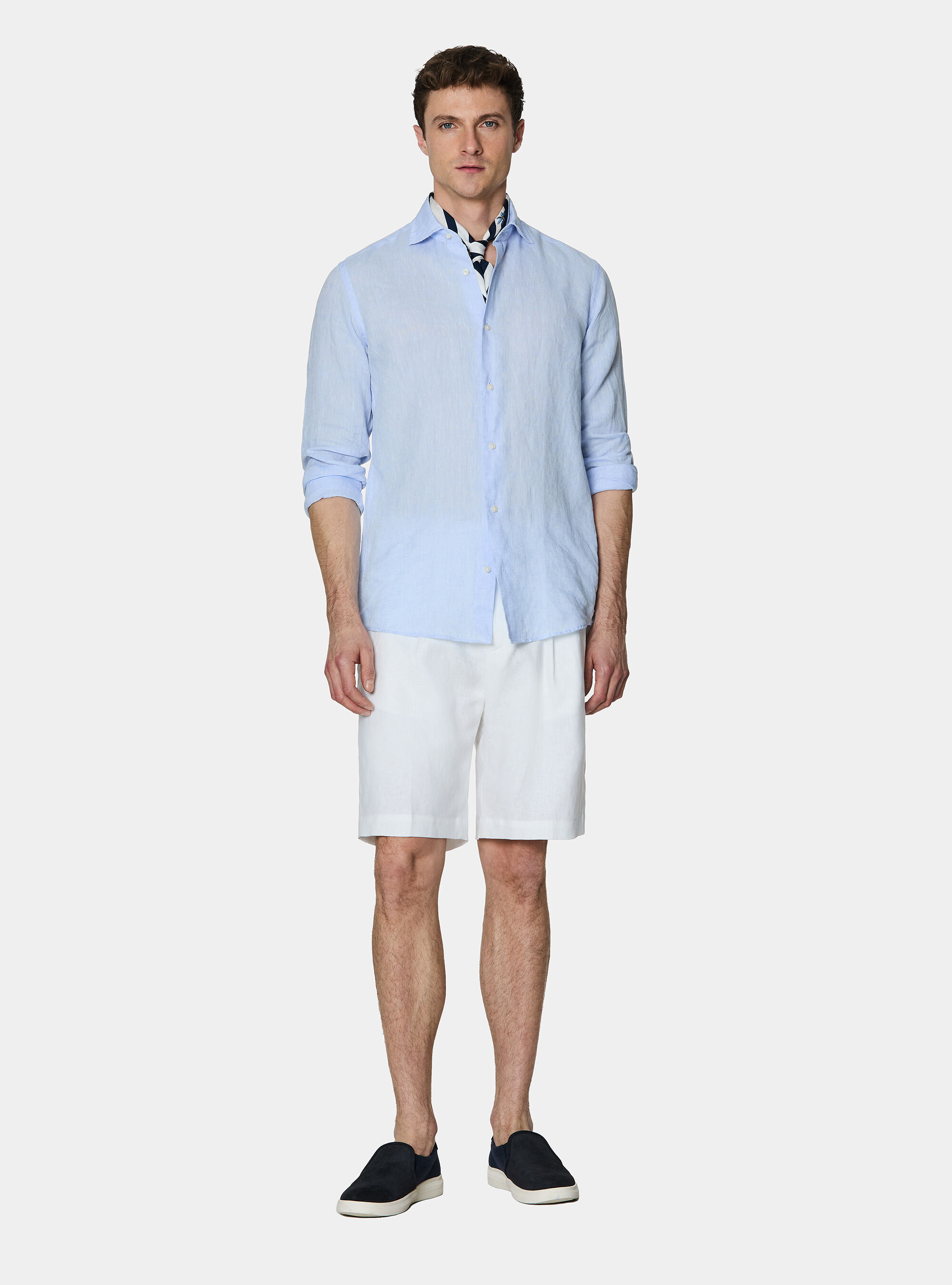 Pure linen shirt, LIGHT BLUE