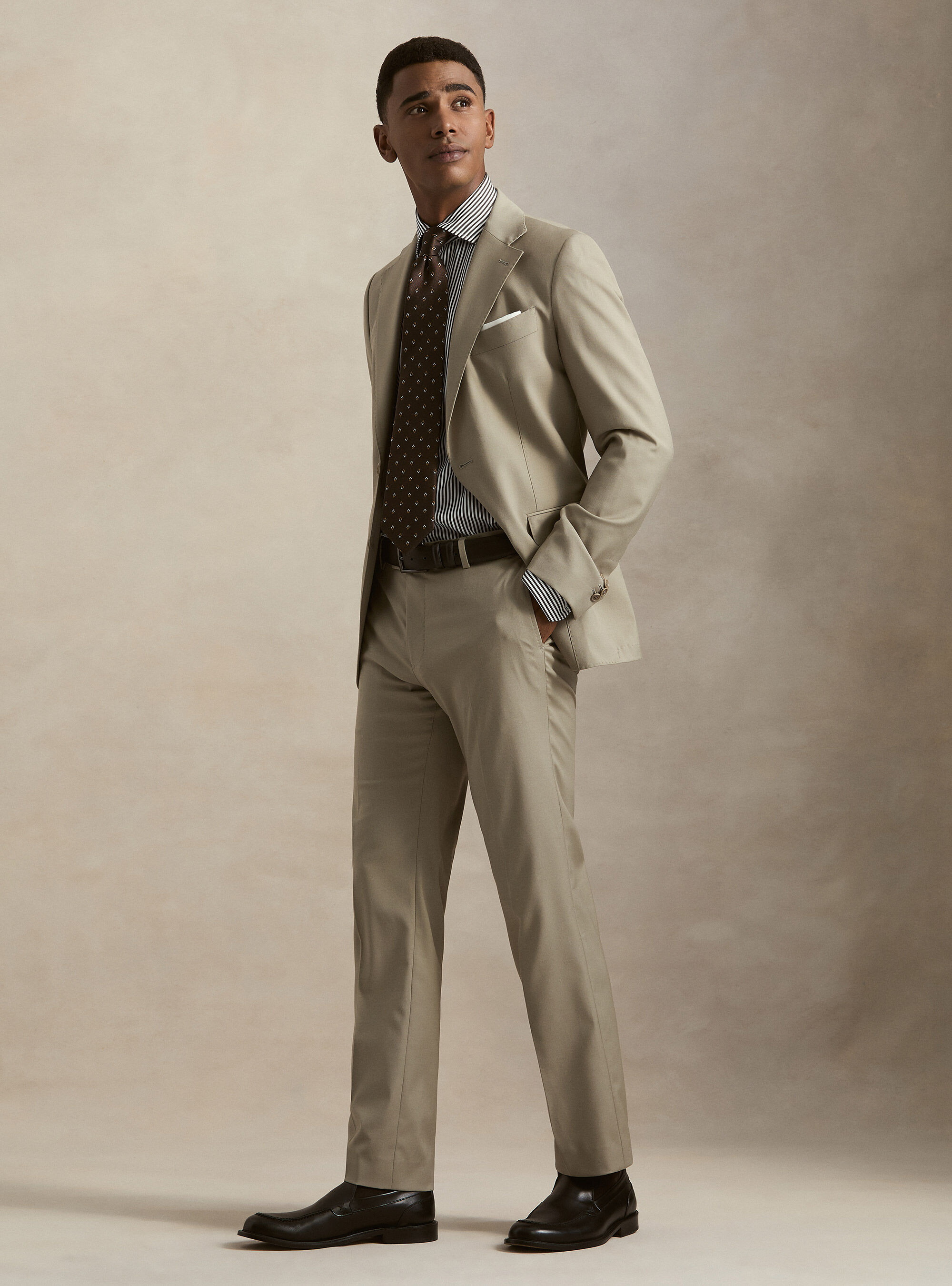 Slim fit classic suit blazer