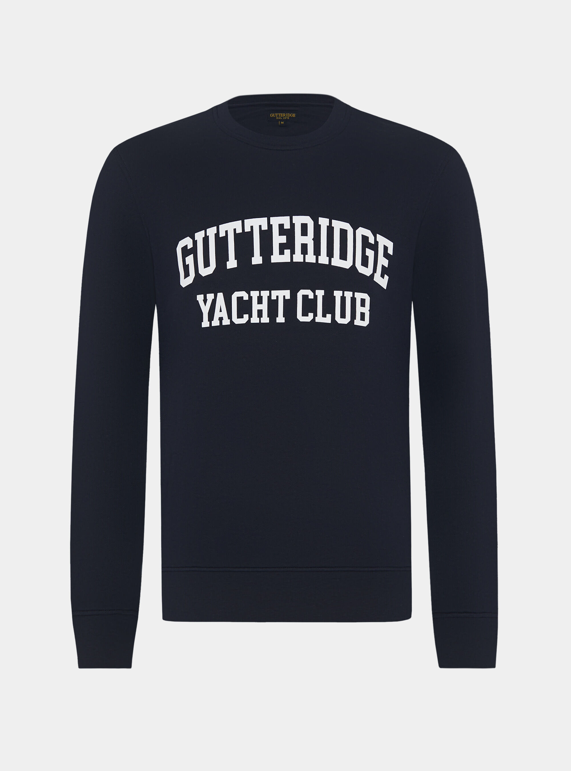 Crew-neck sweatshirt with print, NAVY BLUE