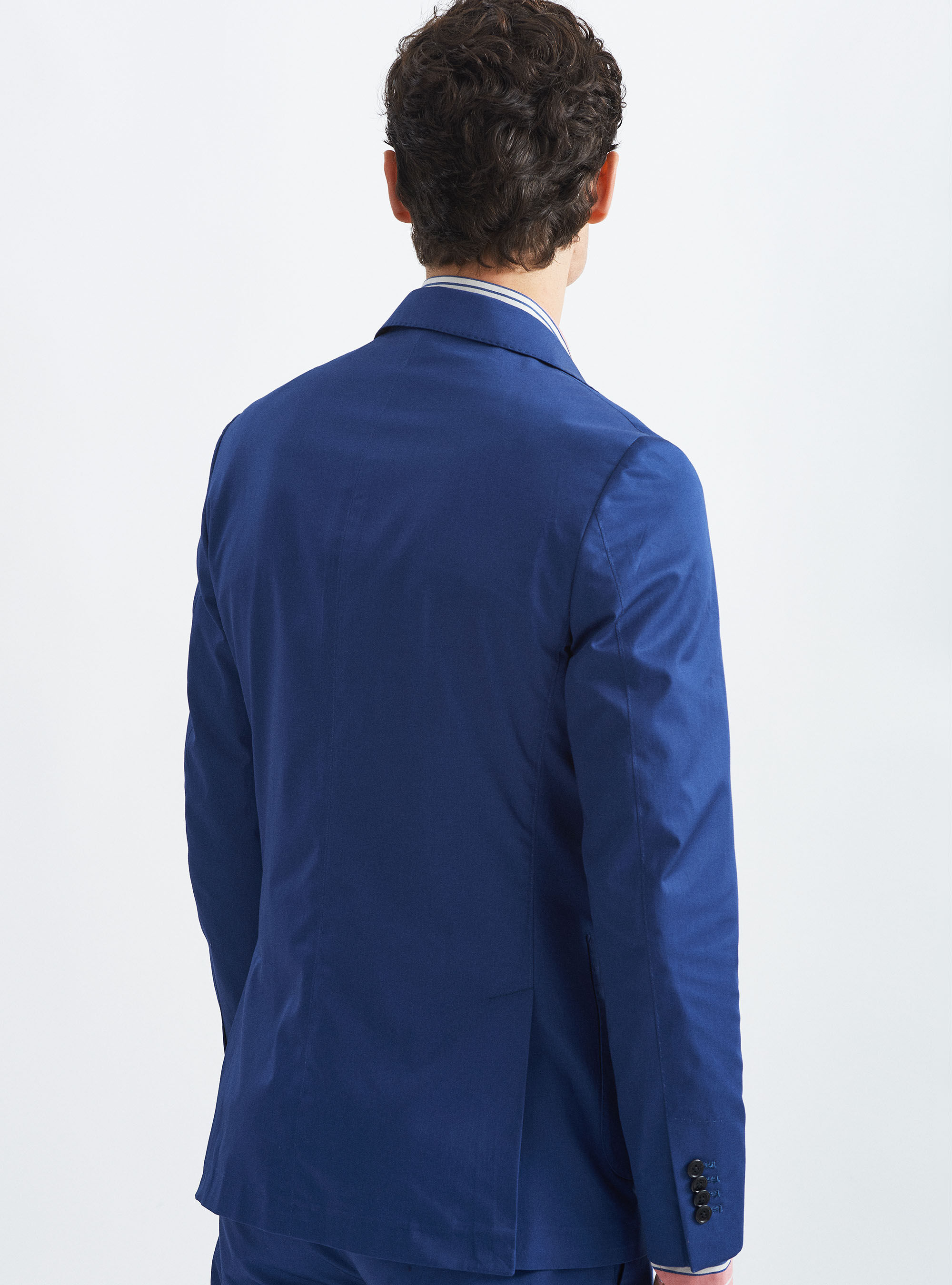 Giacca per abito in puro cotone, BLU