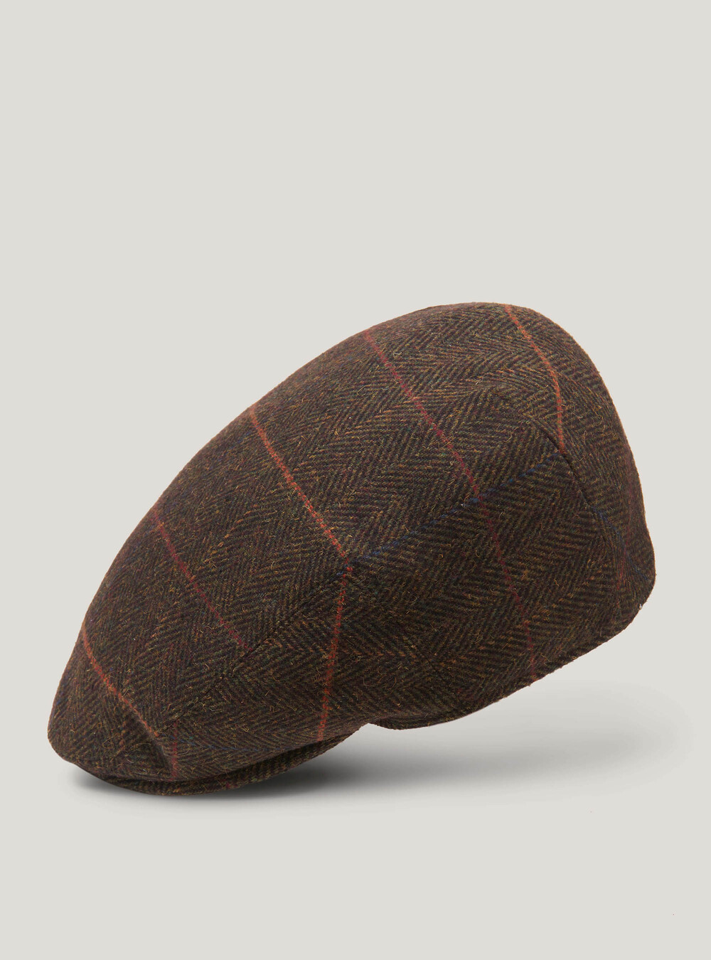 Herringbone patterned cap