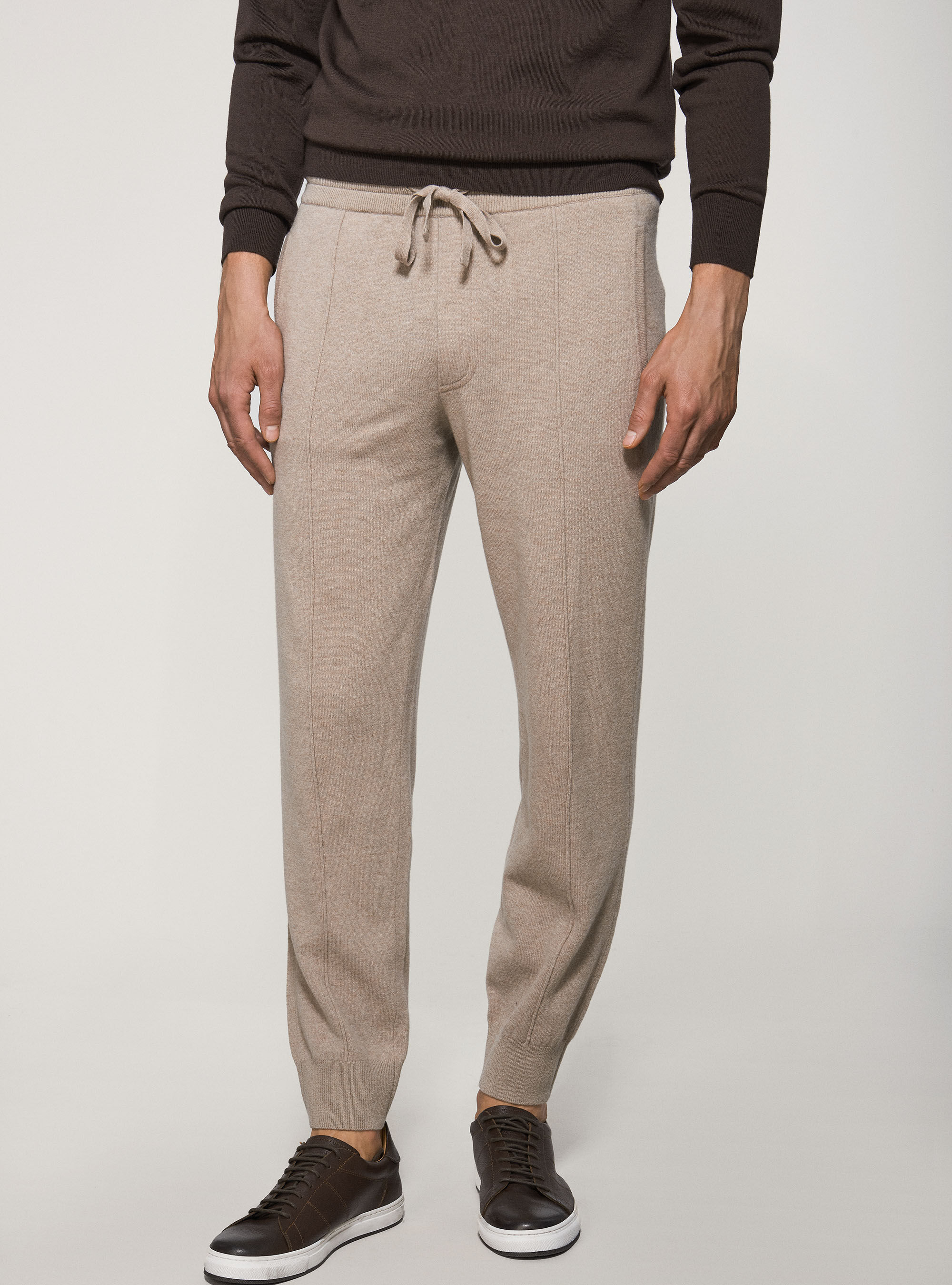Pantaloni on sale uomo cashmere