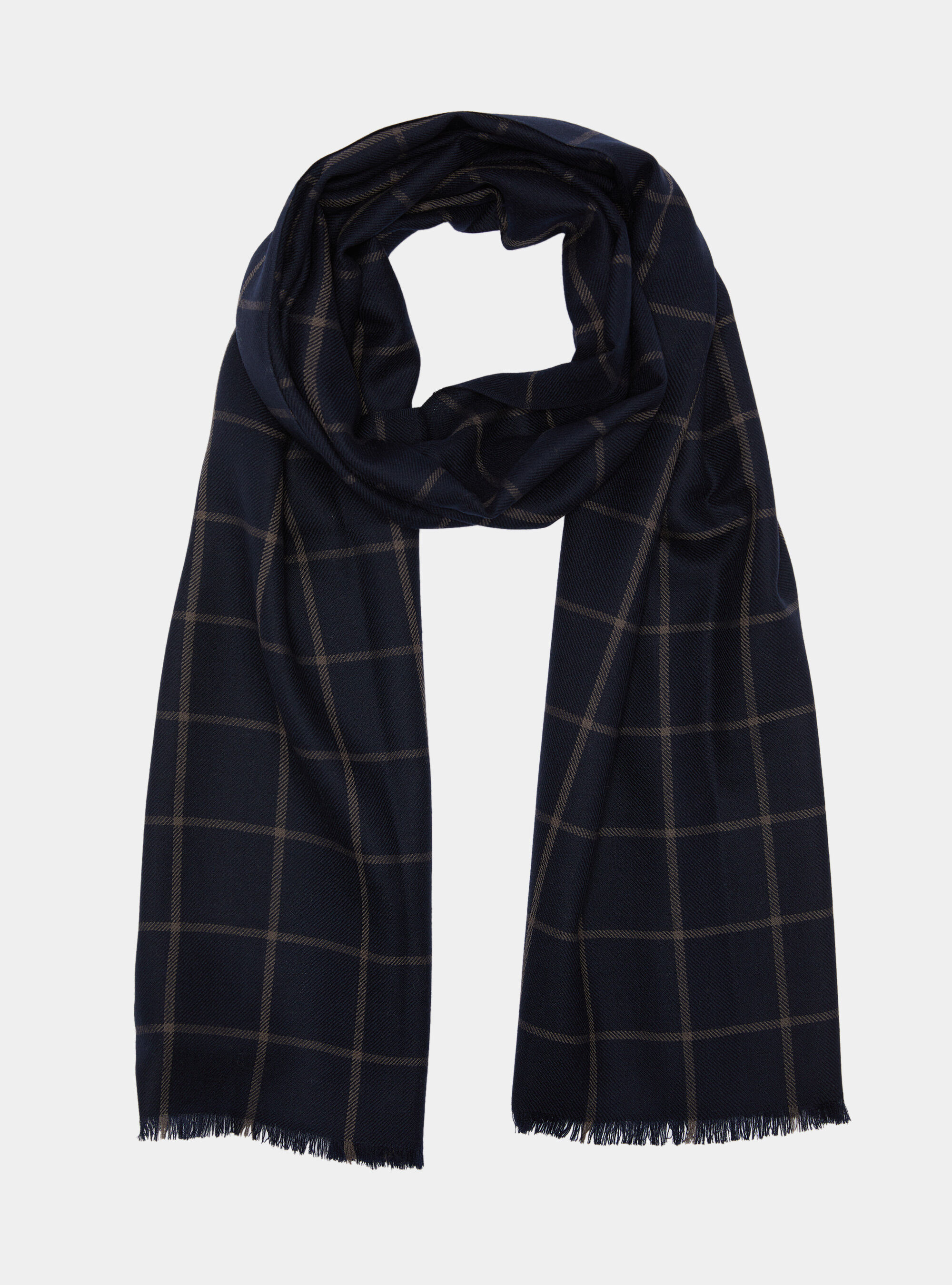 Sciarpa in lana a fantasia