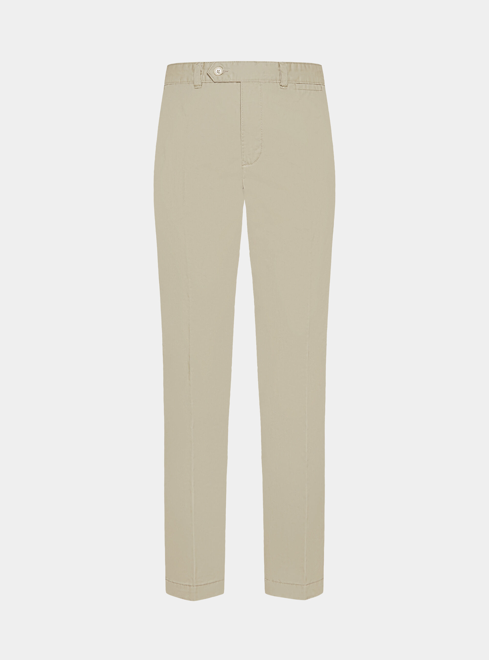 Slim fit cotton twill chino trousers | Gutteridge | Men's