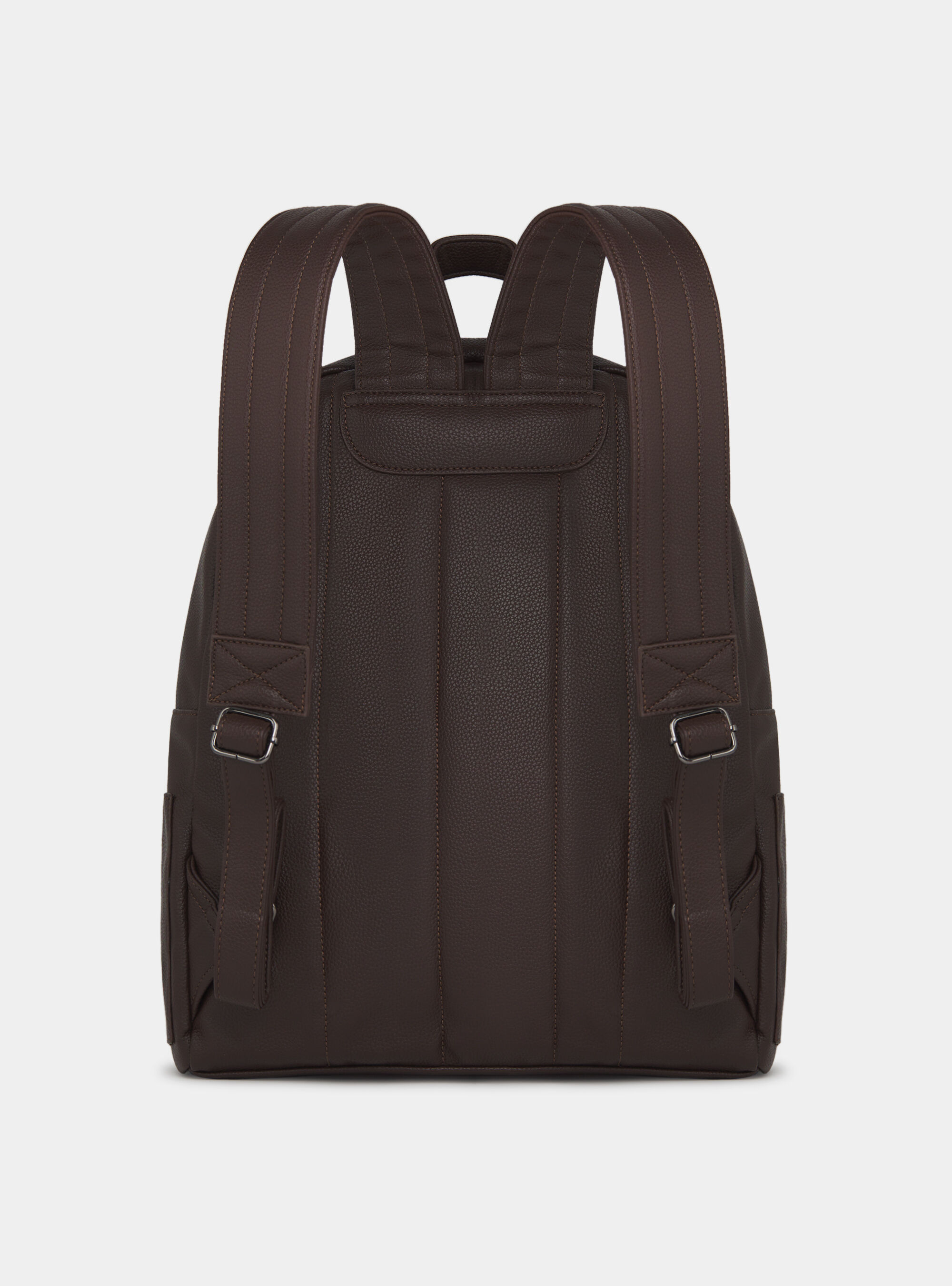 Backpack with pockets, BROWN
