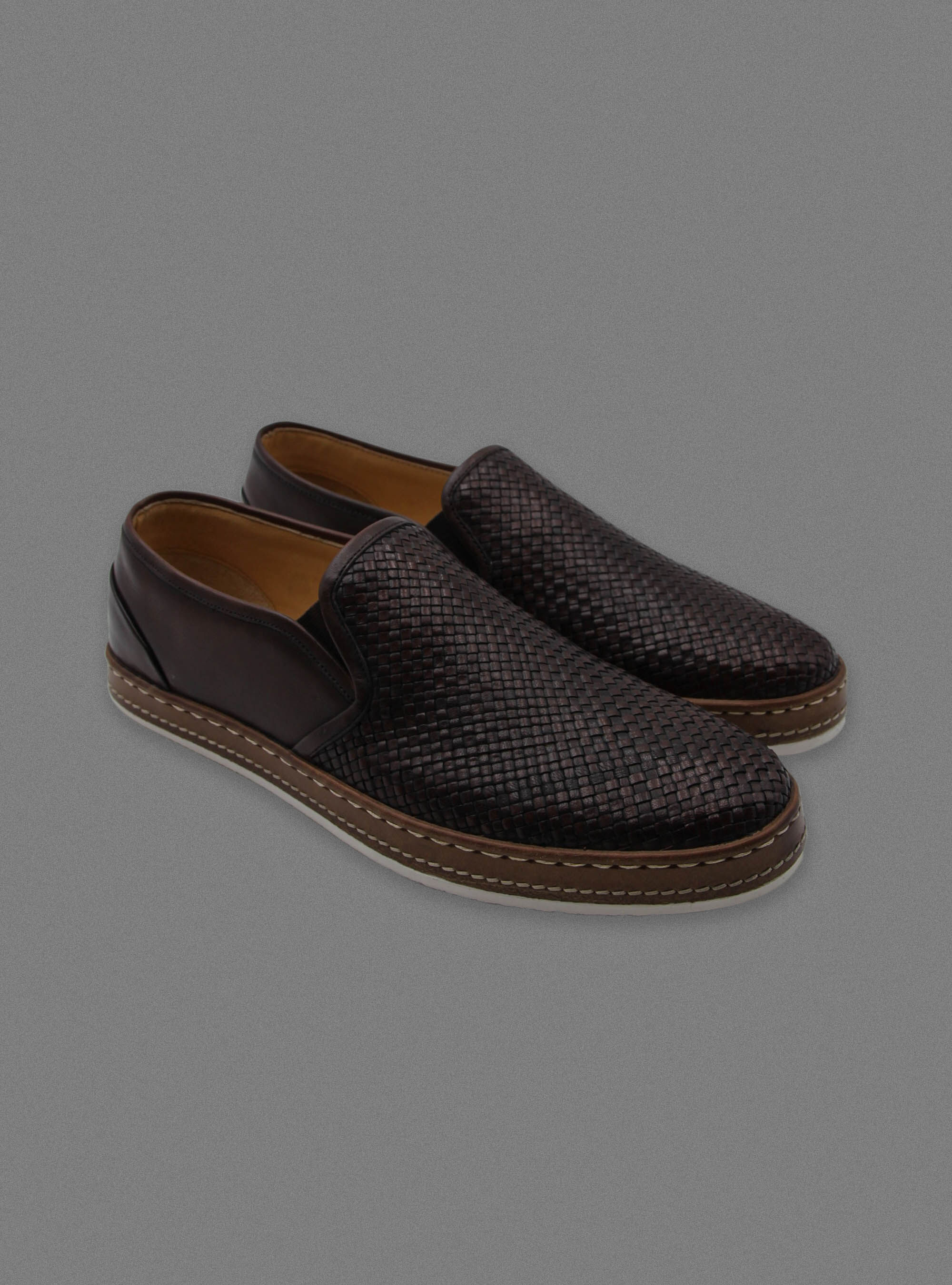 Scarpe cuoio clearance intrecciato