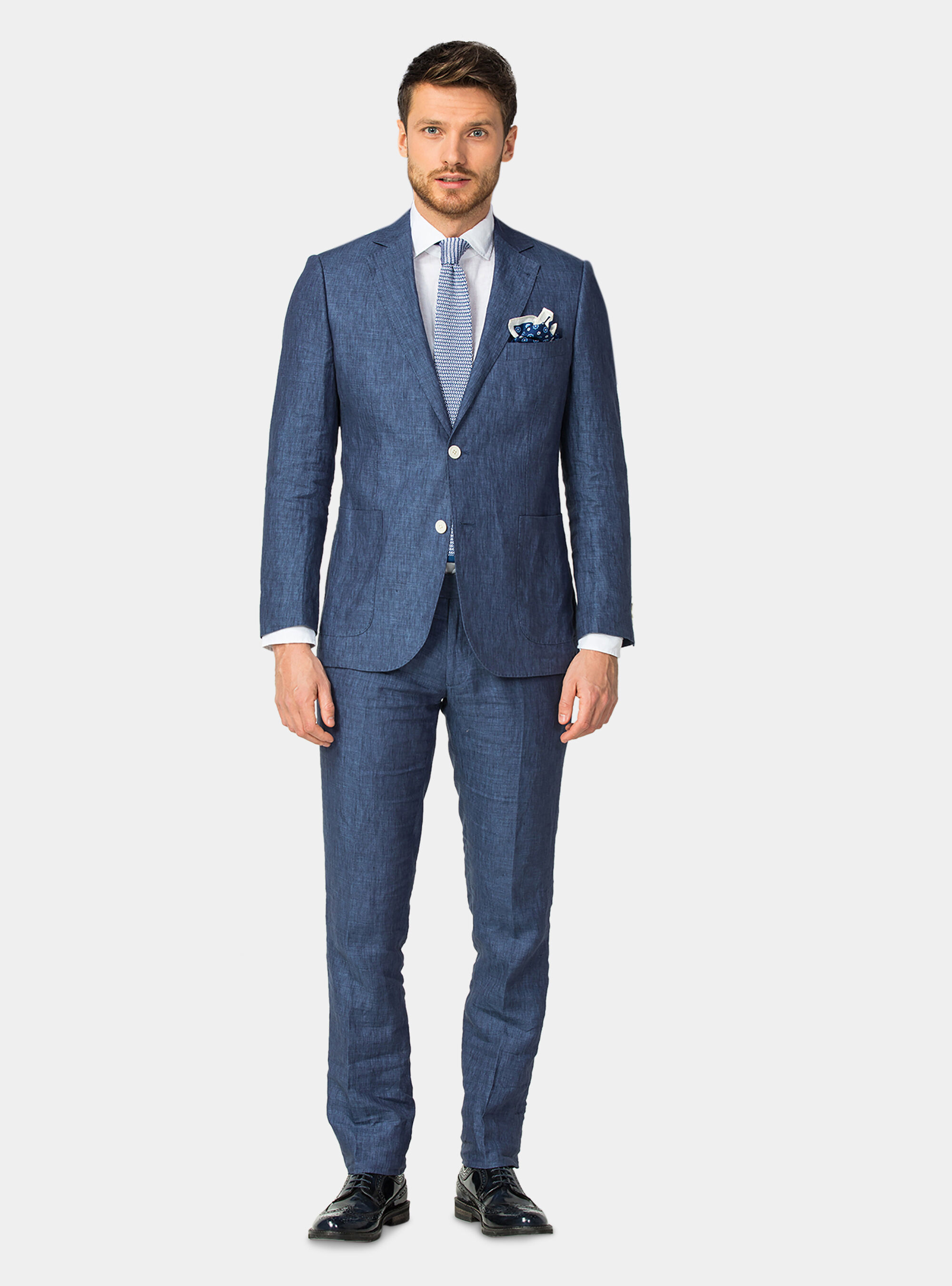Chaqueta de traje de lino