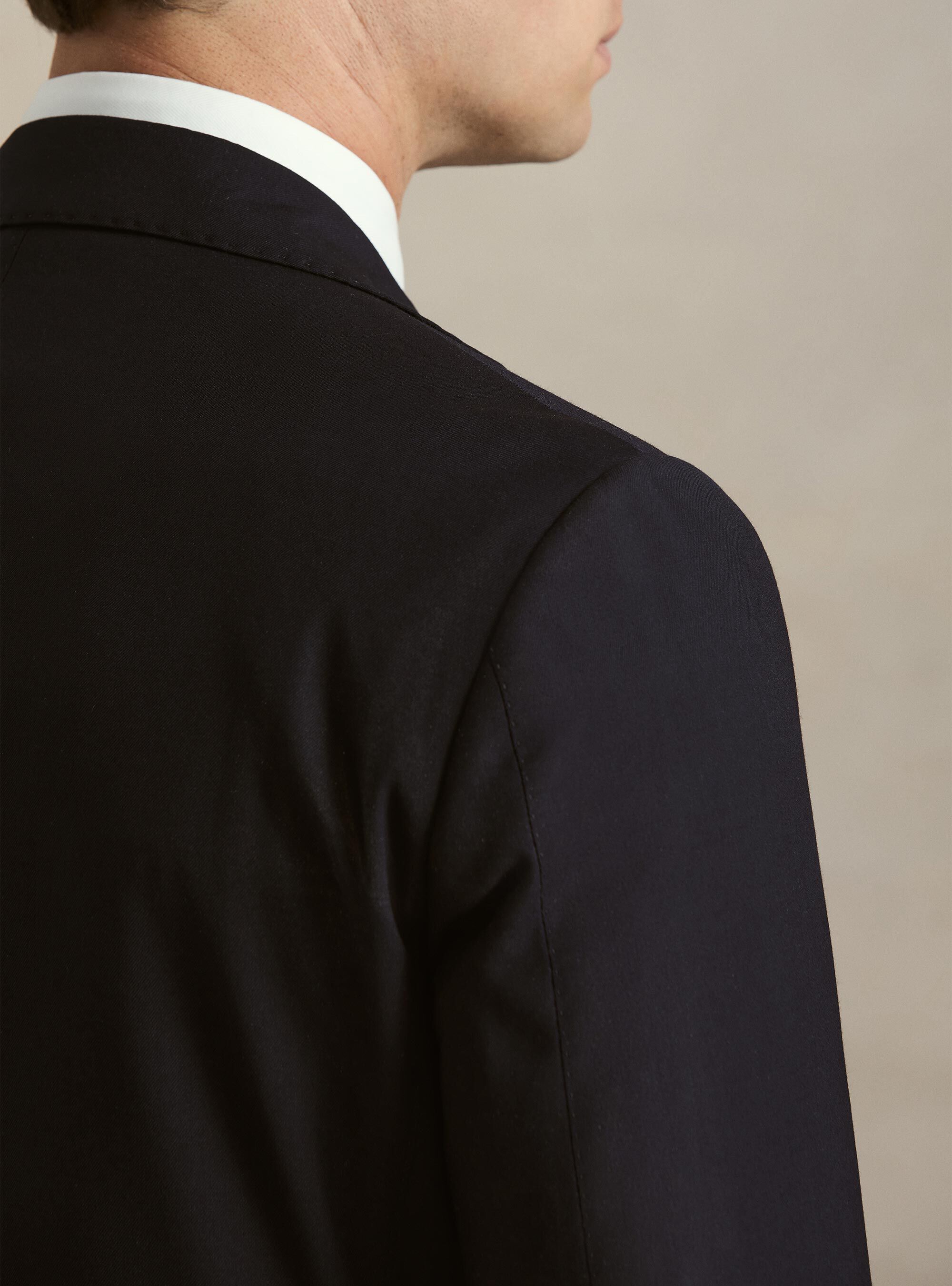Slim fit classic suit blazer, NAVY BLUE