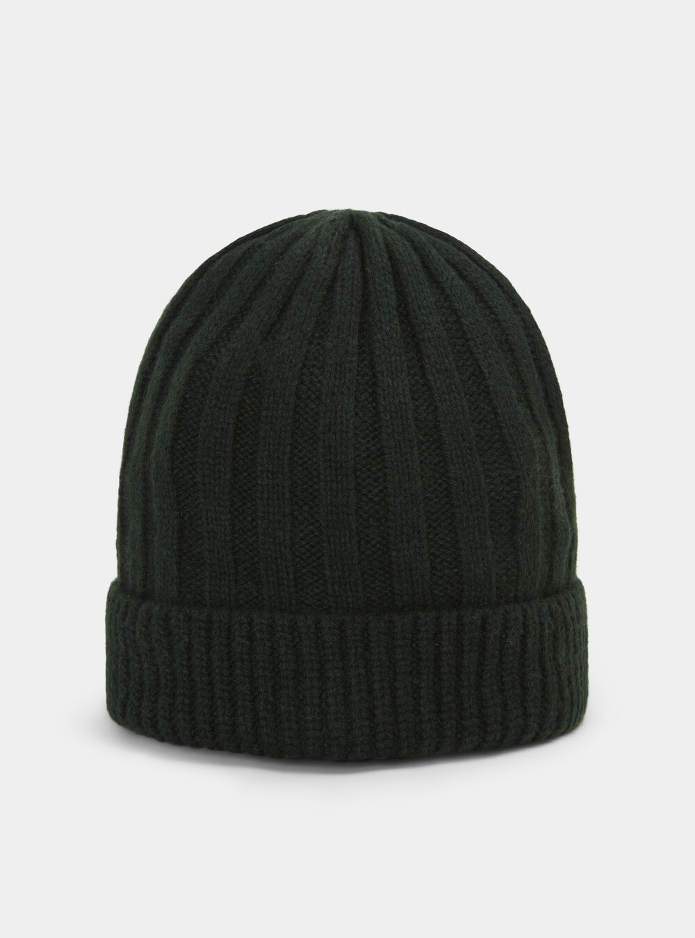 English rib hat in pure wool and cashmere