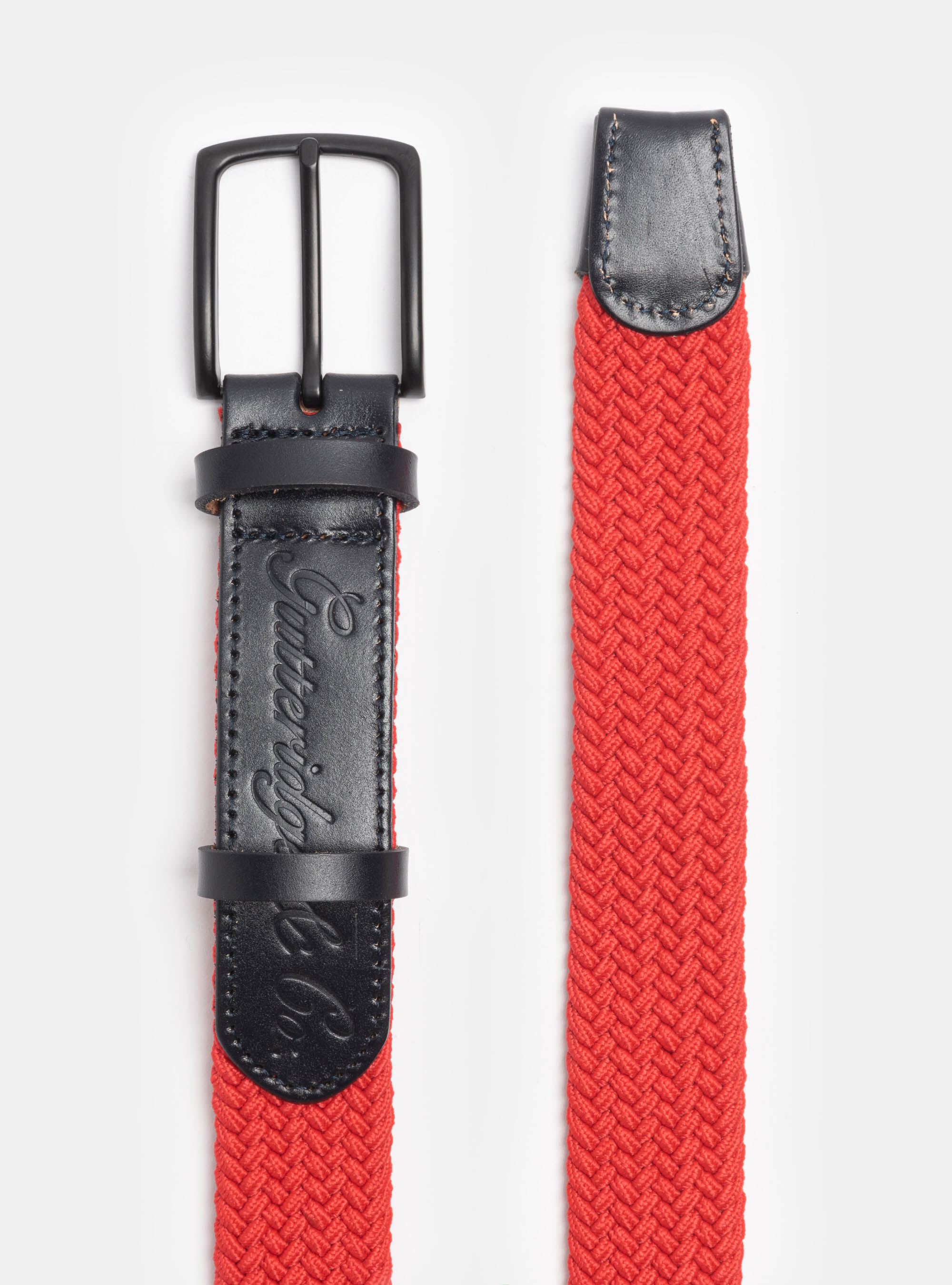 Solid coloured elastic belt GutteridgeUK Men s Belts