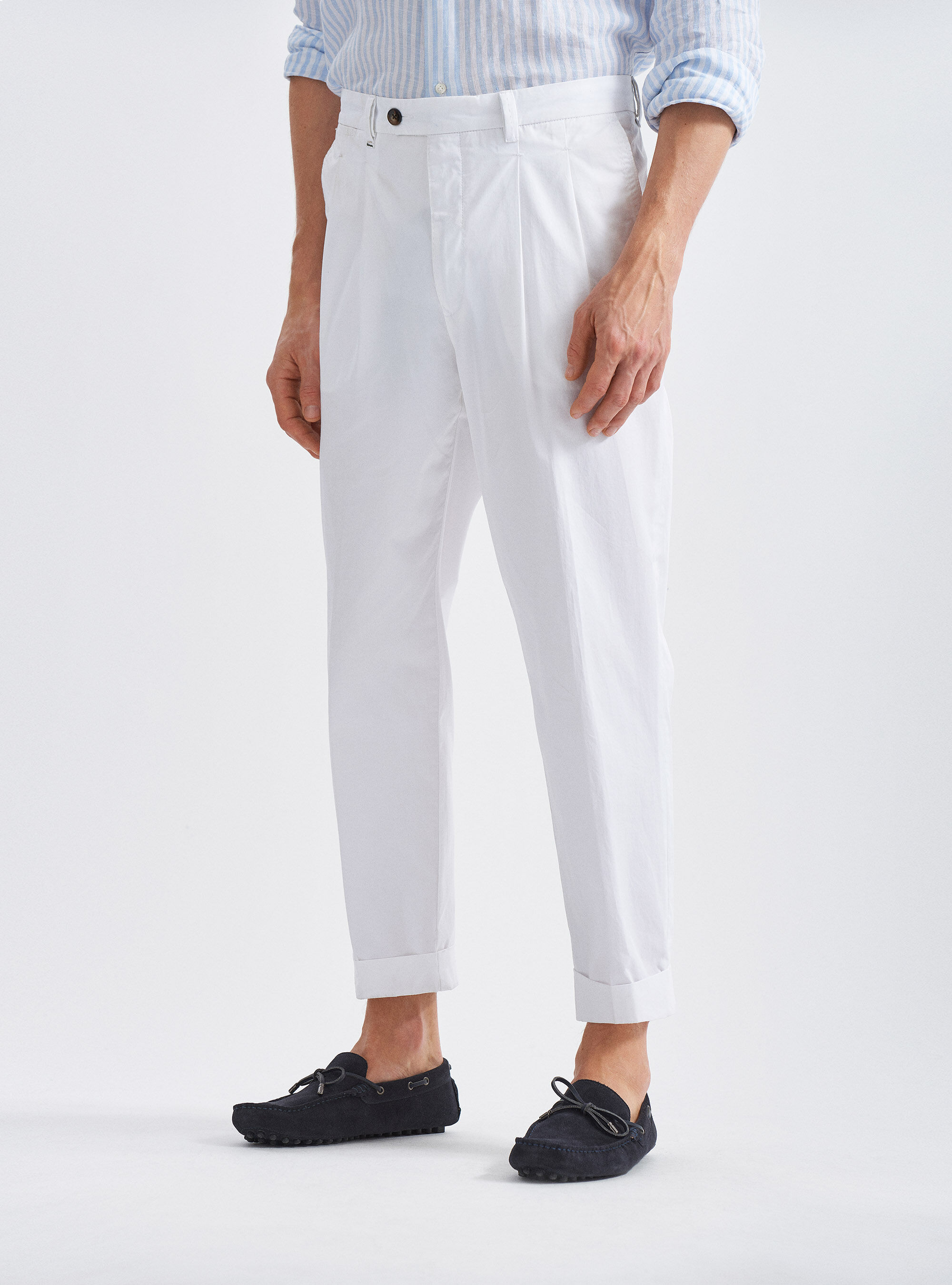 White twill pants Clearance