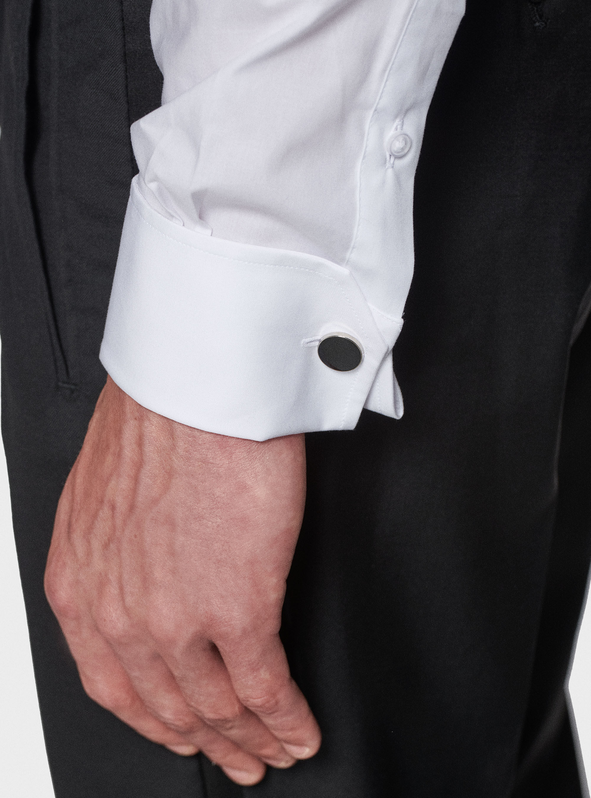 Stretch poplin diplomatic smoking shirt | Gutteridge | Men's
