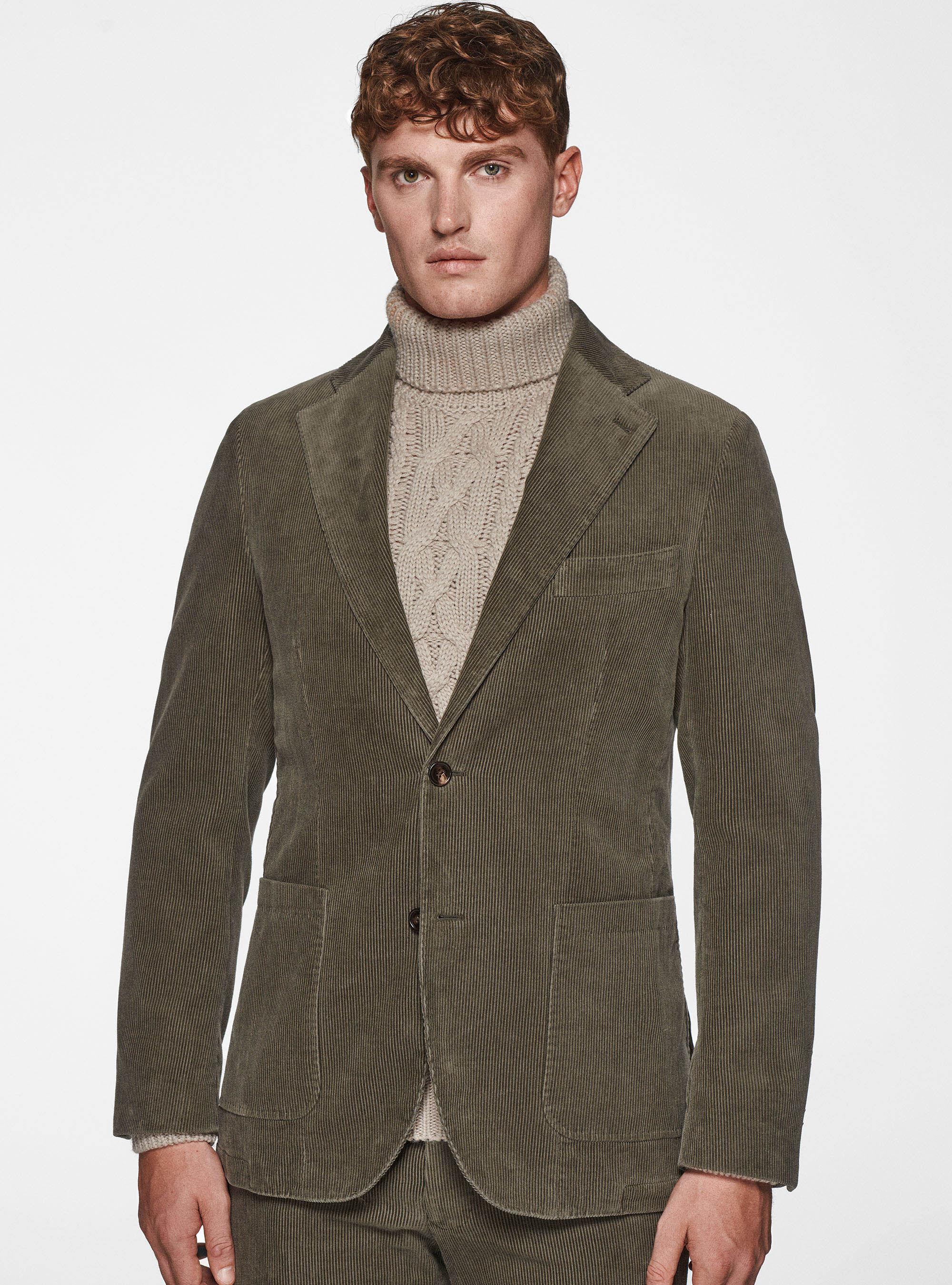 Corduroy blazer