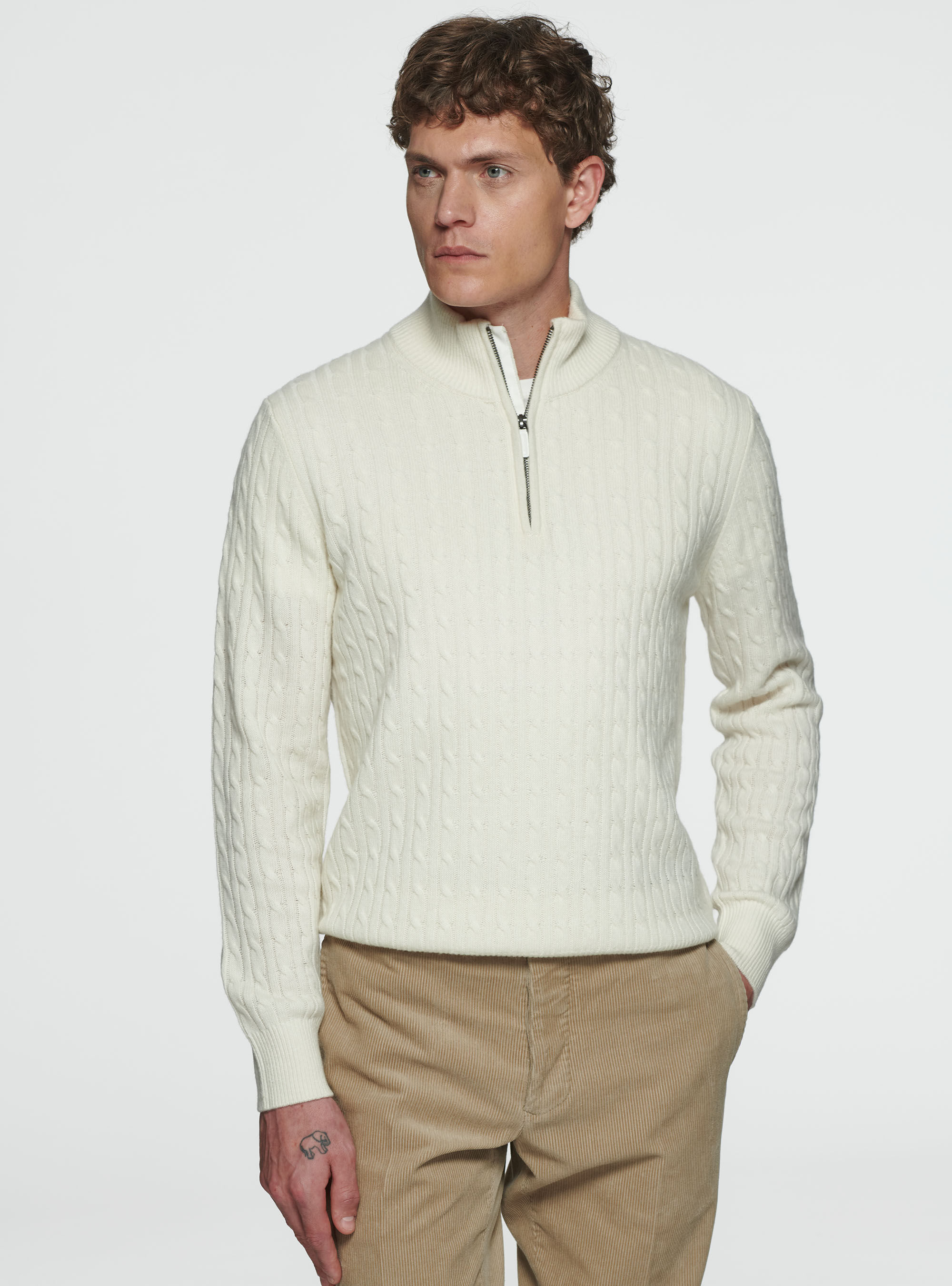 Cashmere mockneck sweater 2025