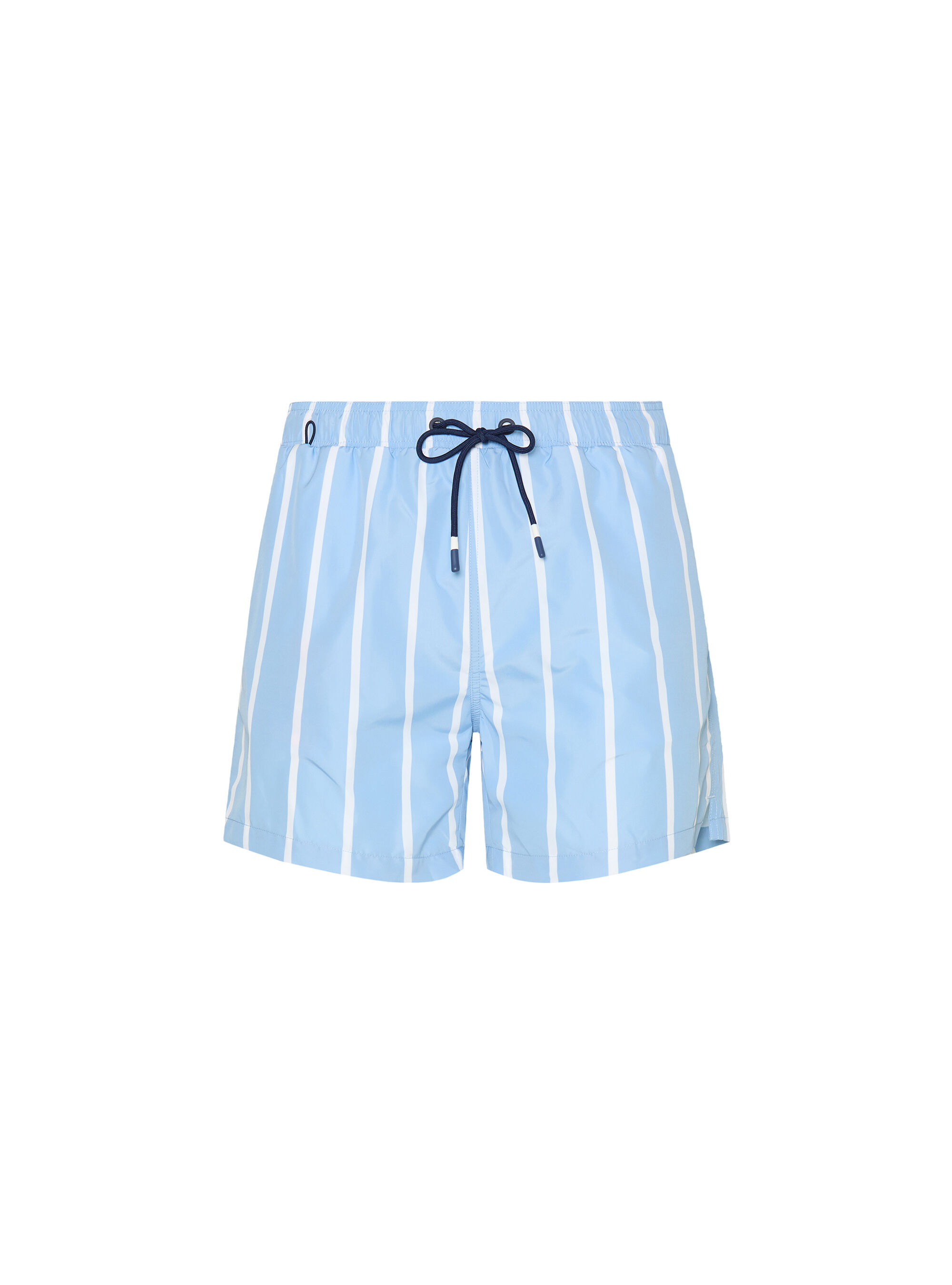 Costume da bagno stampato rigato, LIGHT BLUE