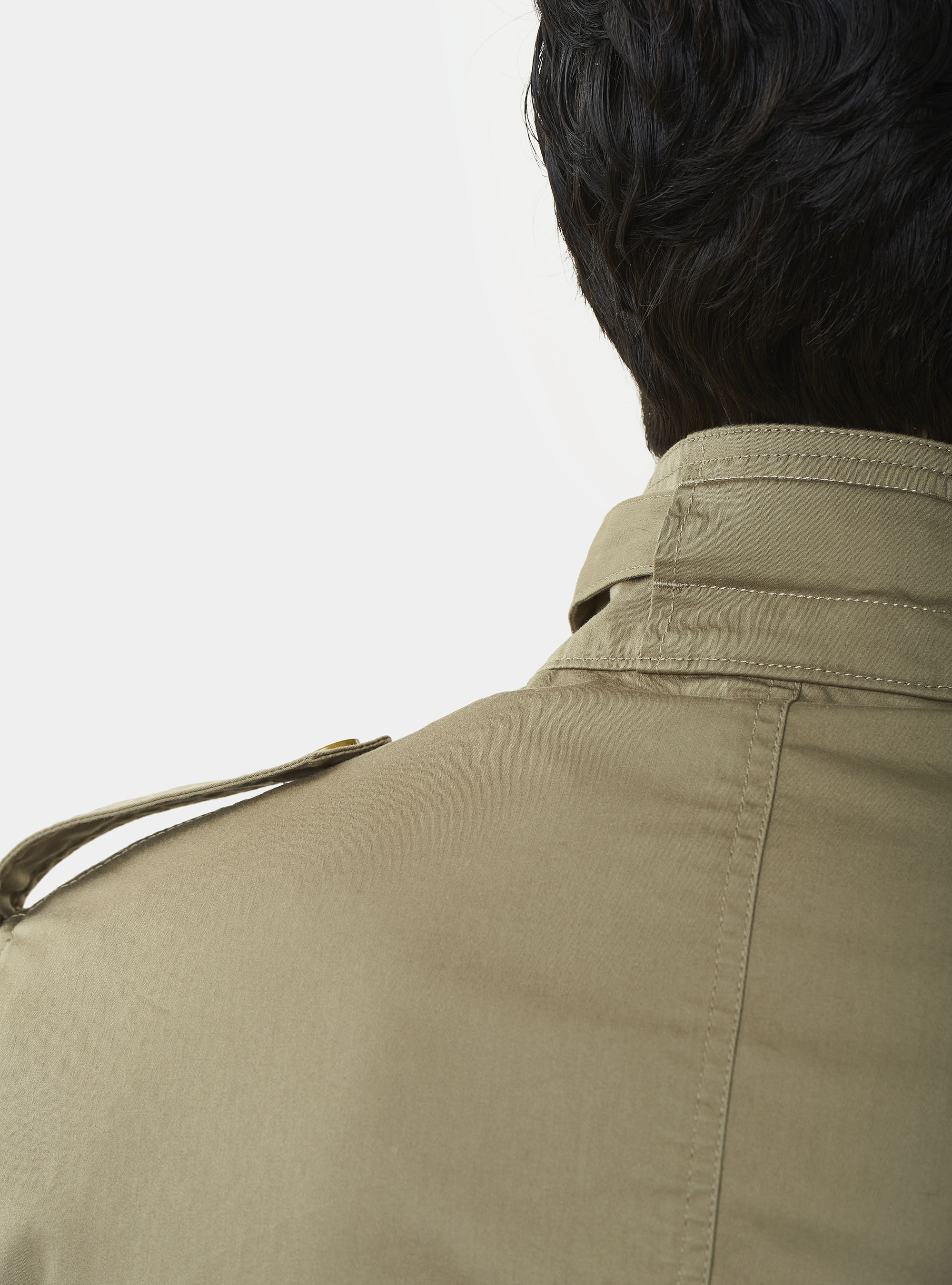 Cotton twill field jacket, MUD