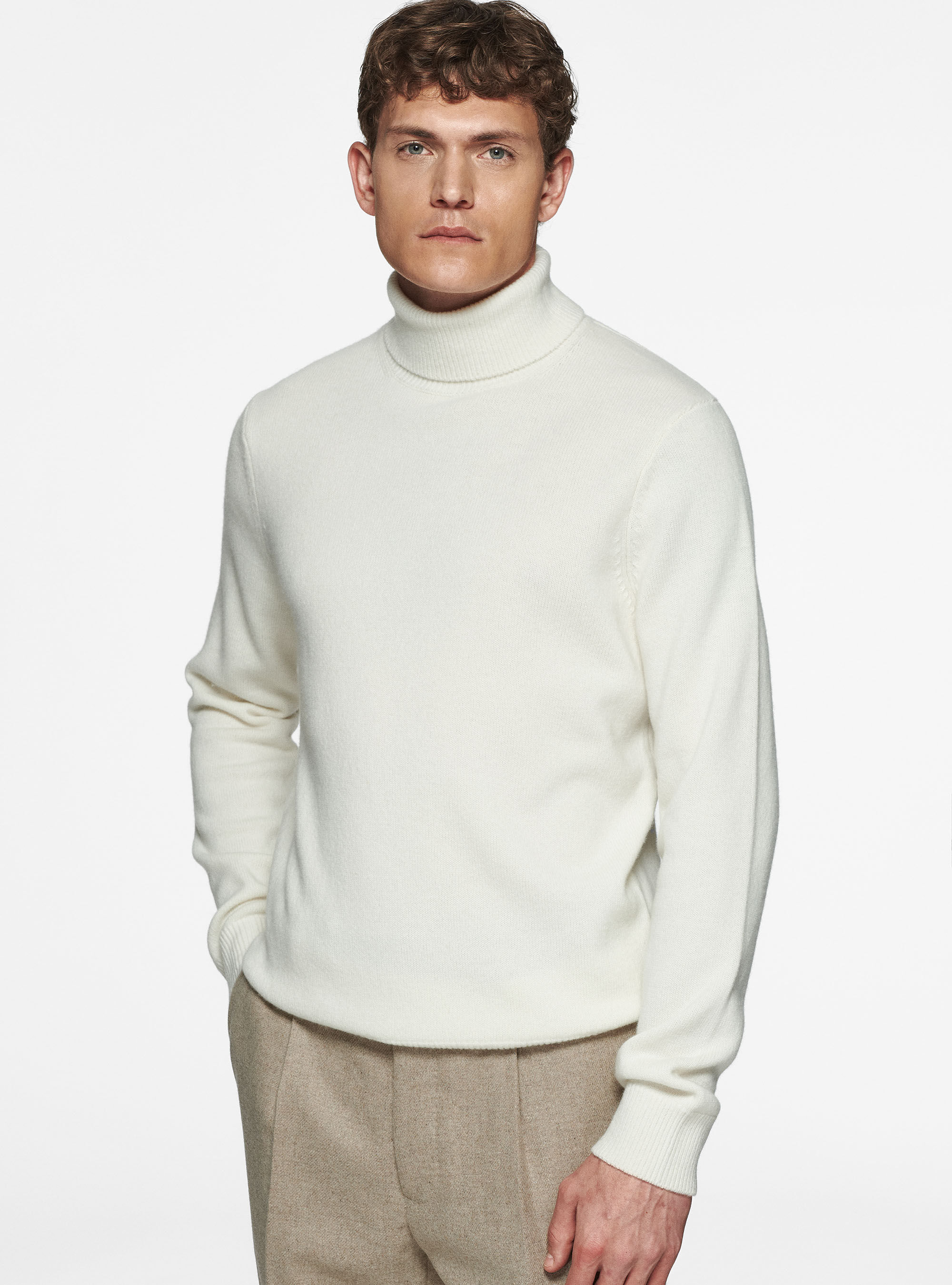 All white turtleneck shop
