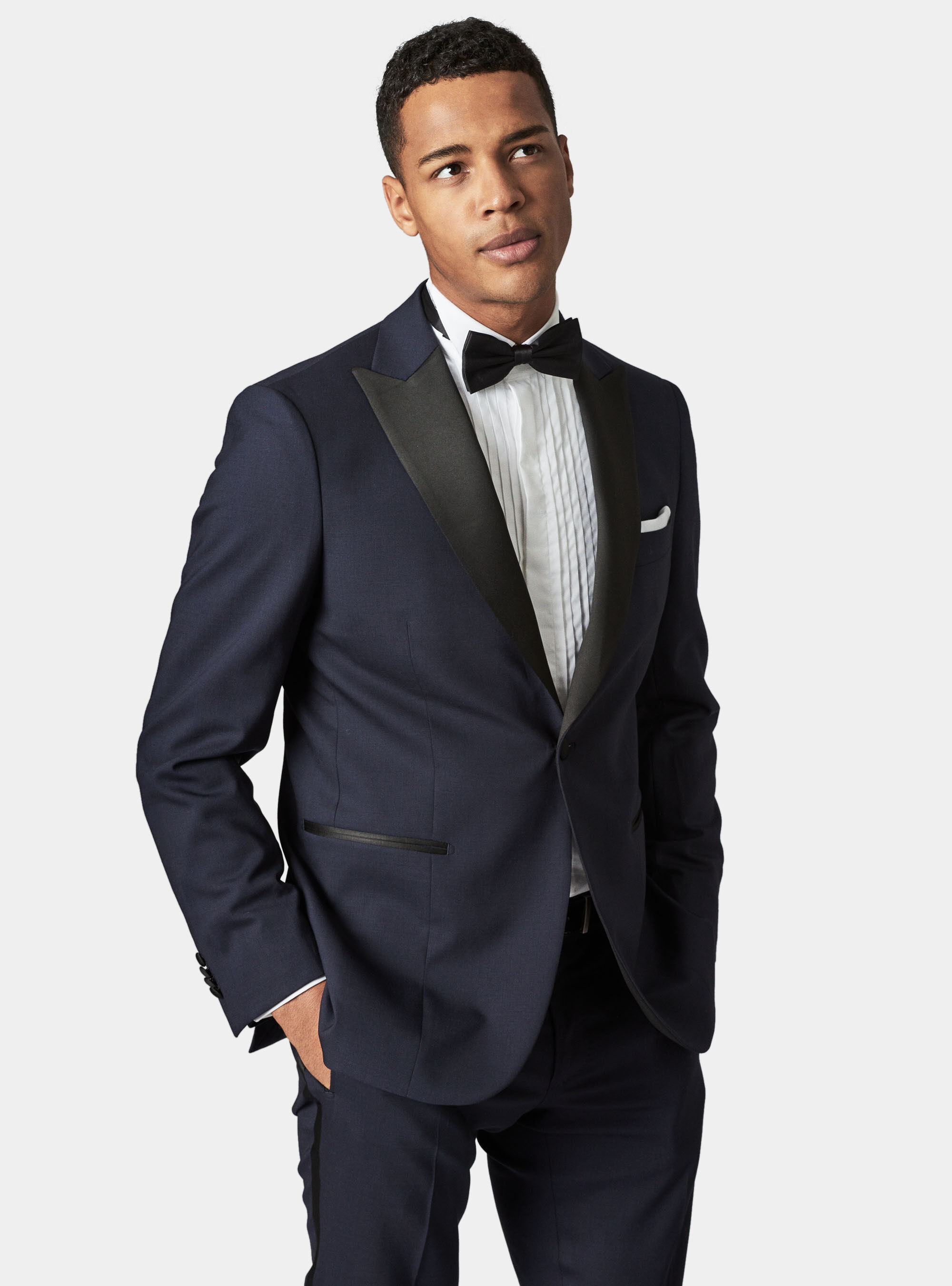 Occasioni Speciali 52 Uomo Tuta Pantaloni Giacca Smoking Matrimonio Festa Puntini Blu Slim Fit Tg Abbigliamento E Accessori Multisellos Cl