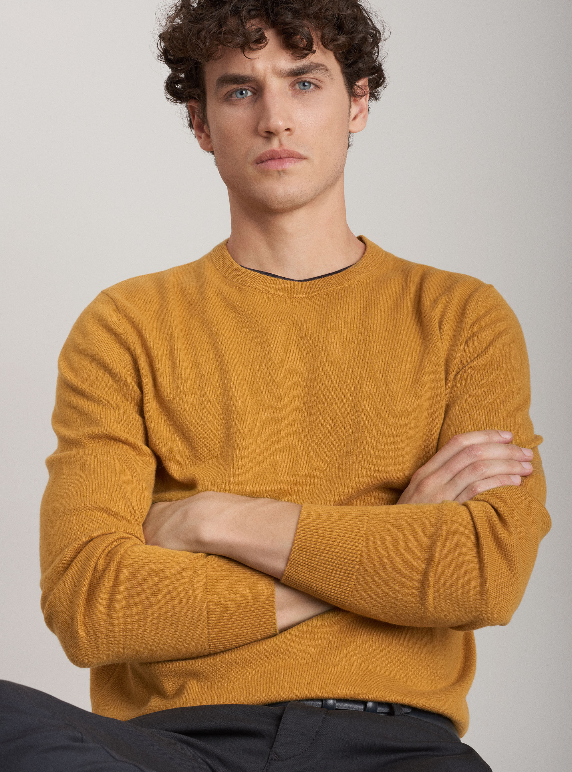 JERSEY CUELLO REDONDO 100% CACHEMIRA