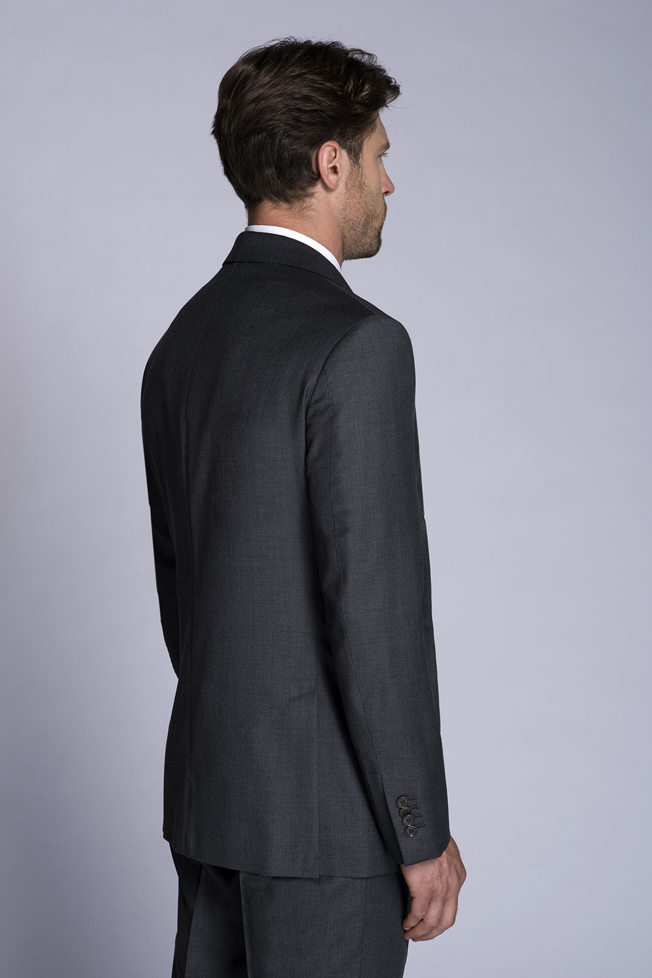 Giacca da abito in fresco lana, GREY