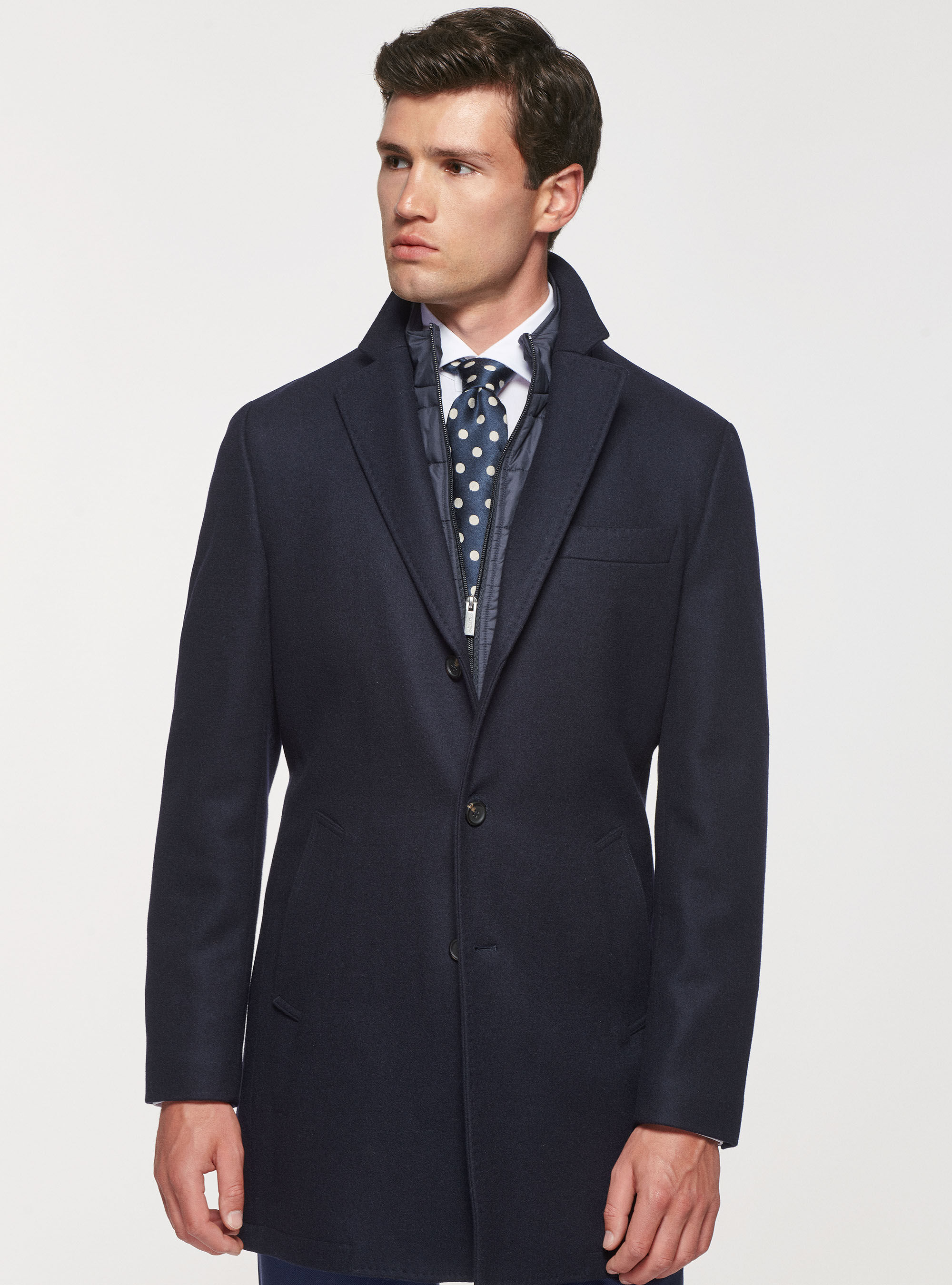Gutteridge Unisex Wool Coat with 3M Padded Bib