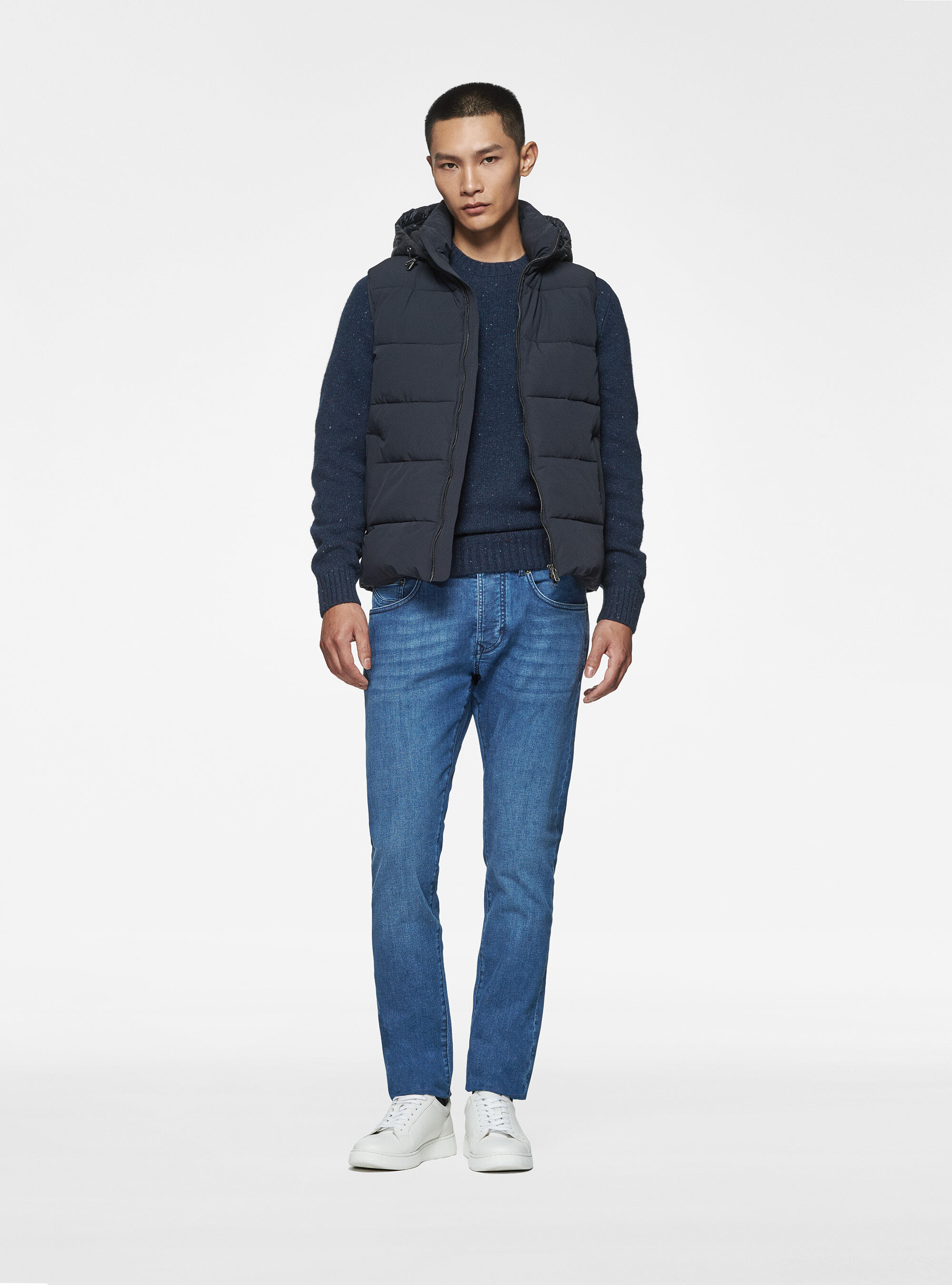 Sleeveless jacket with hood cheap