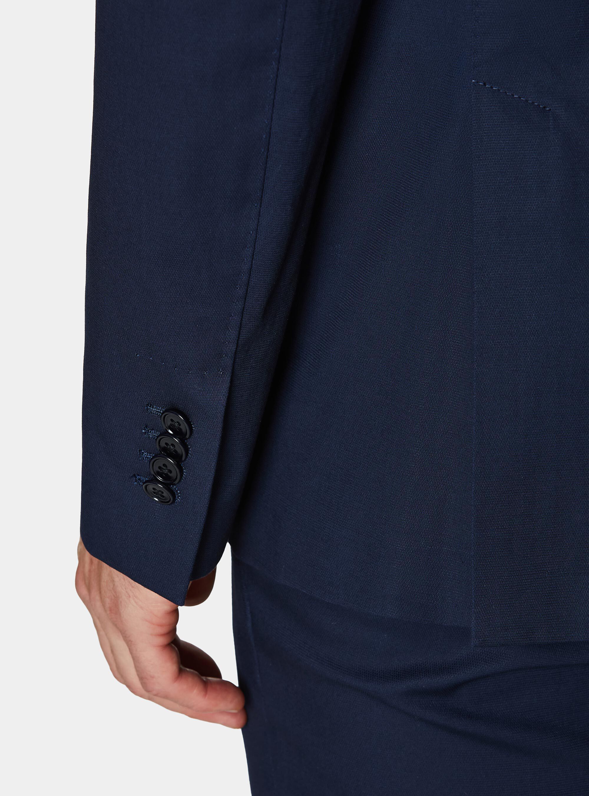 Giacca abito in cotone, BLU NAVY