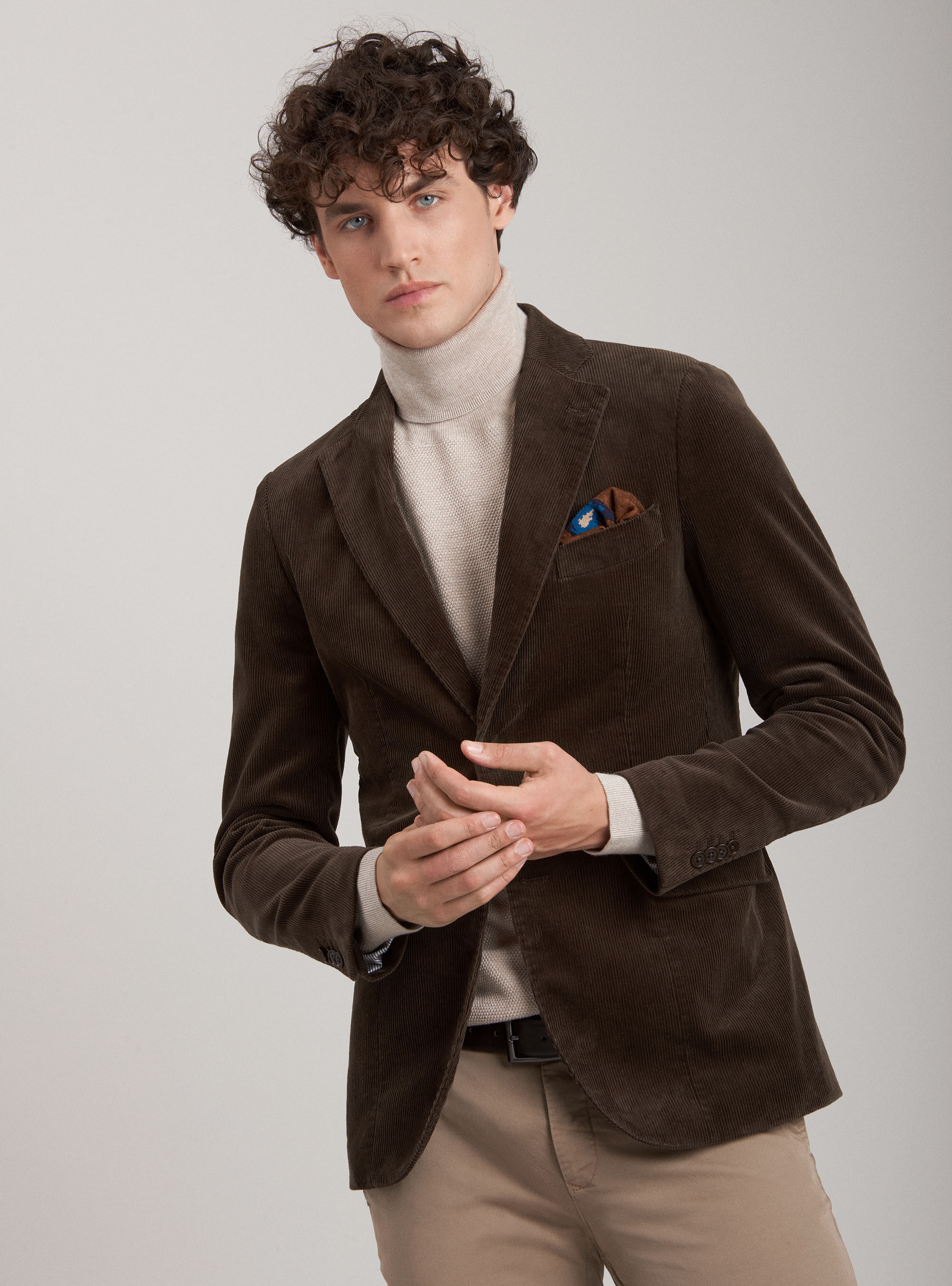 Cotton velvet jacket