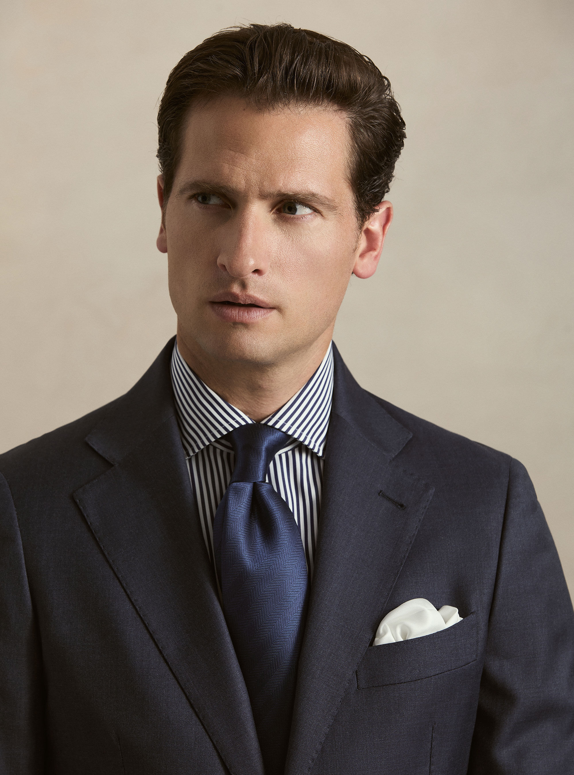 Pure wool suit jacket by Vitale Barberis Canonico, INK