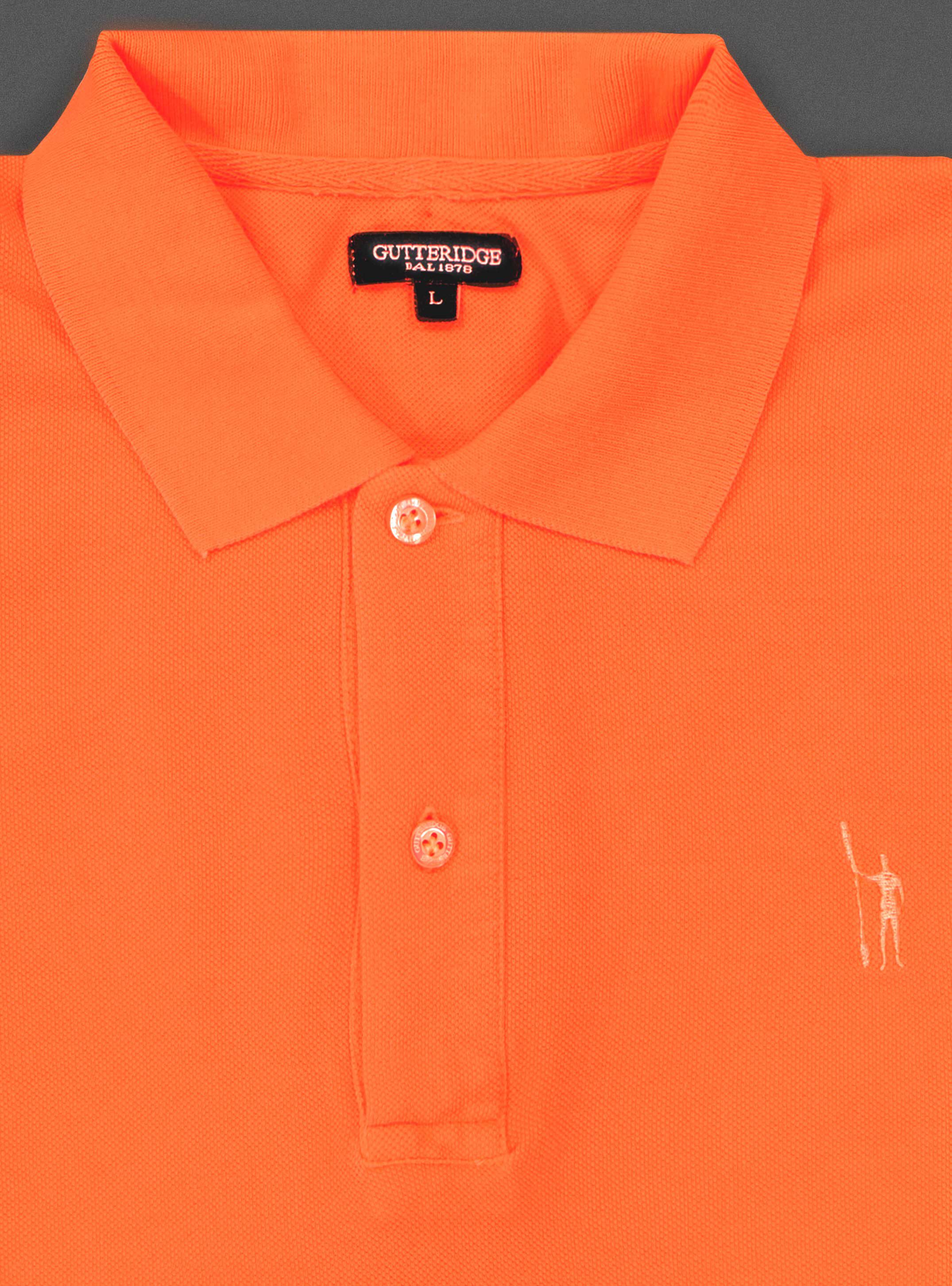 Polo lacoste deals orange fluo