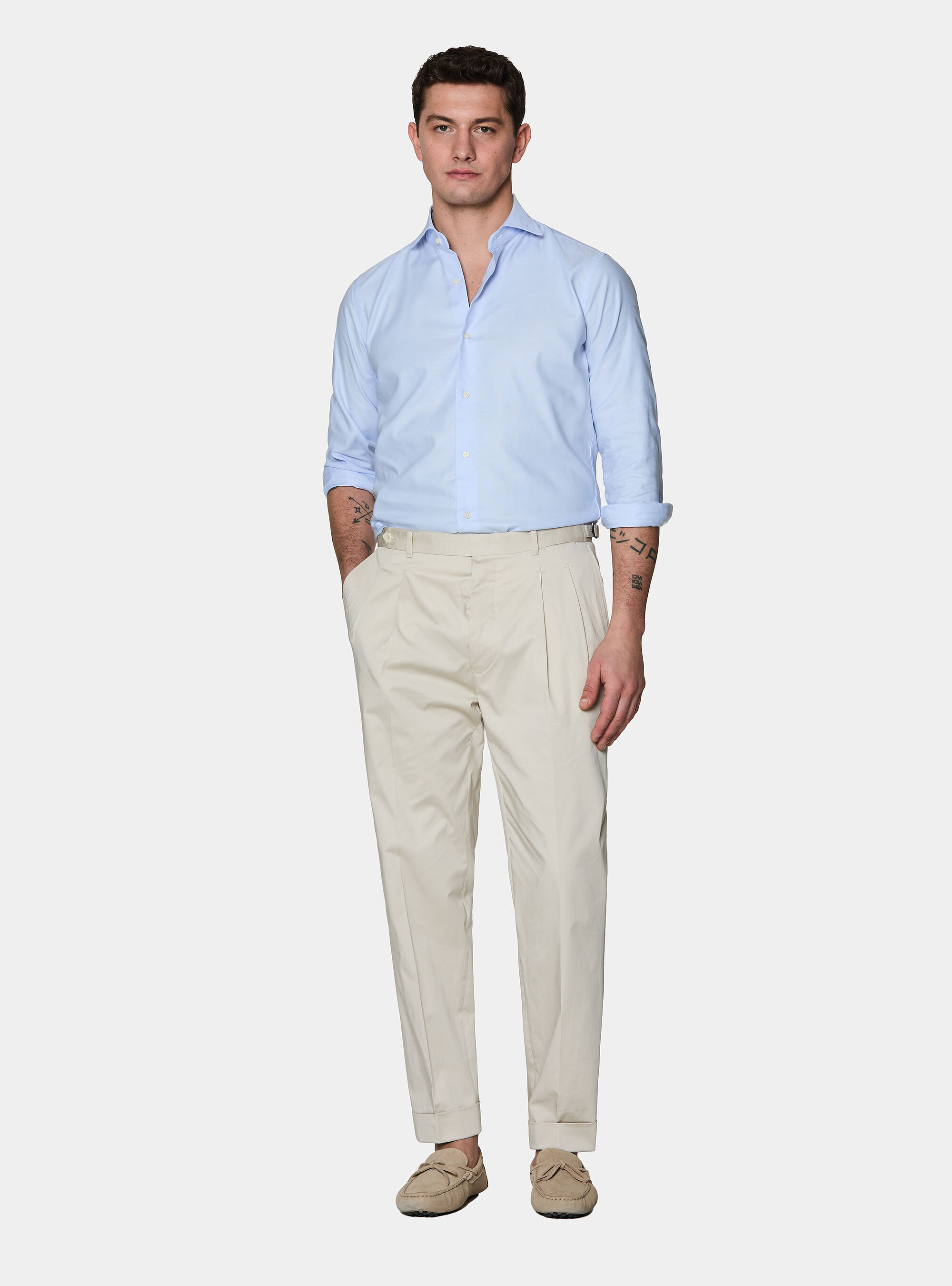 Camicia in cotone oxford