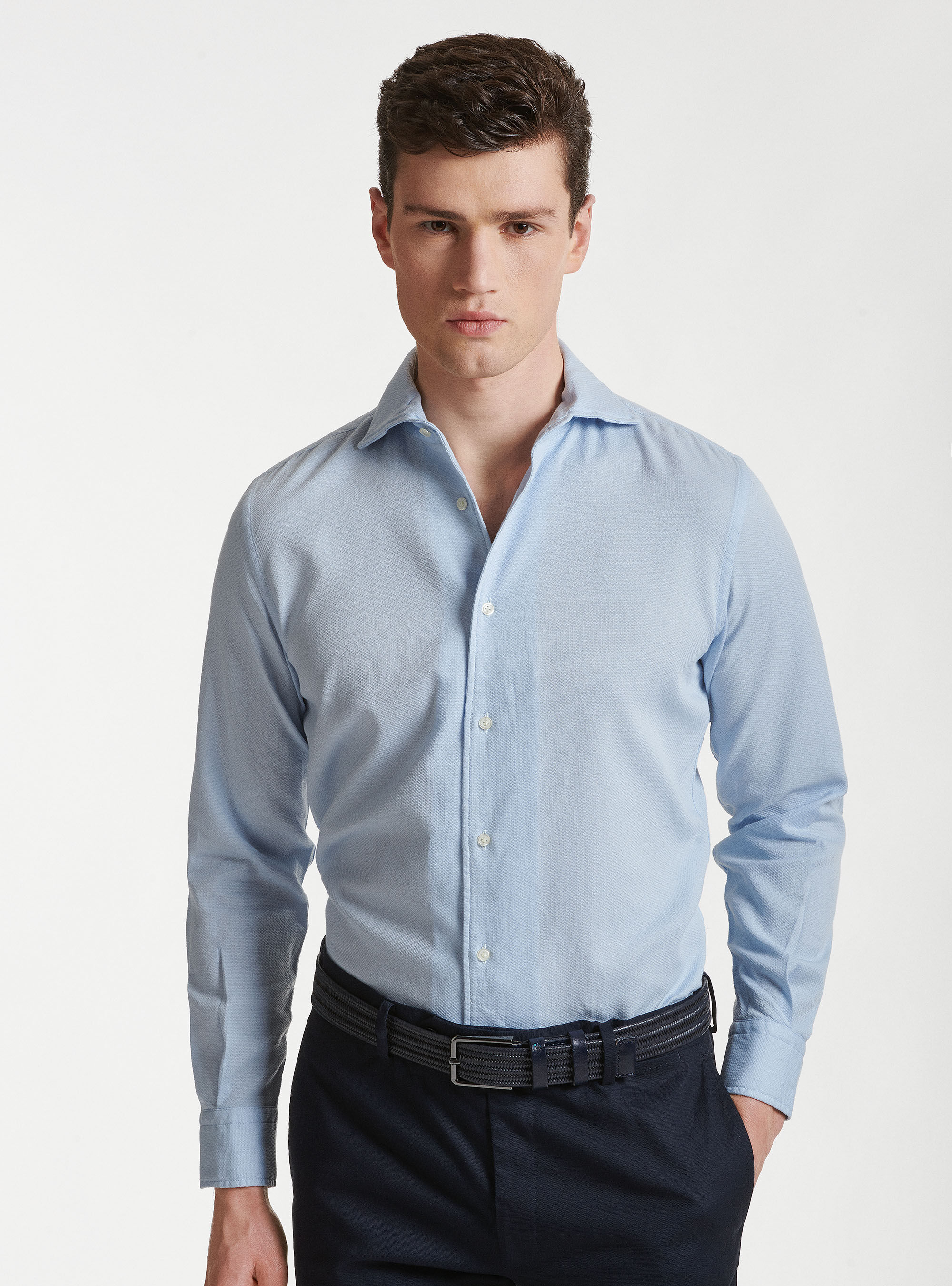 French blue dress shirt online
