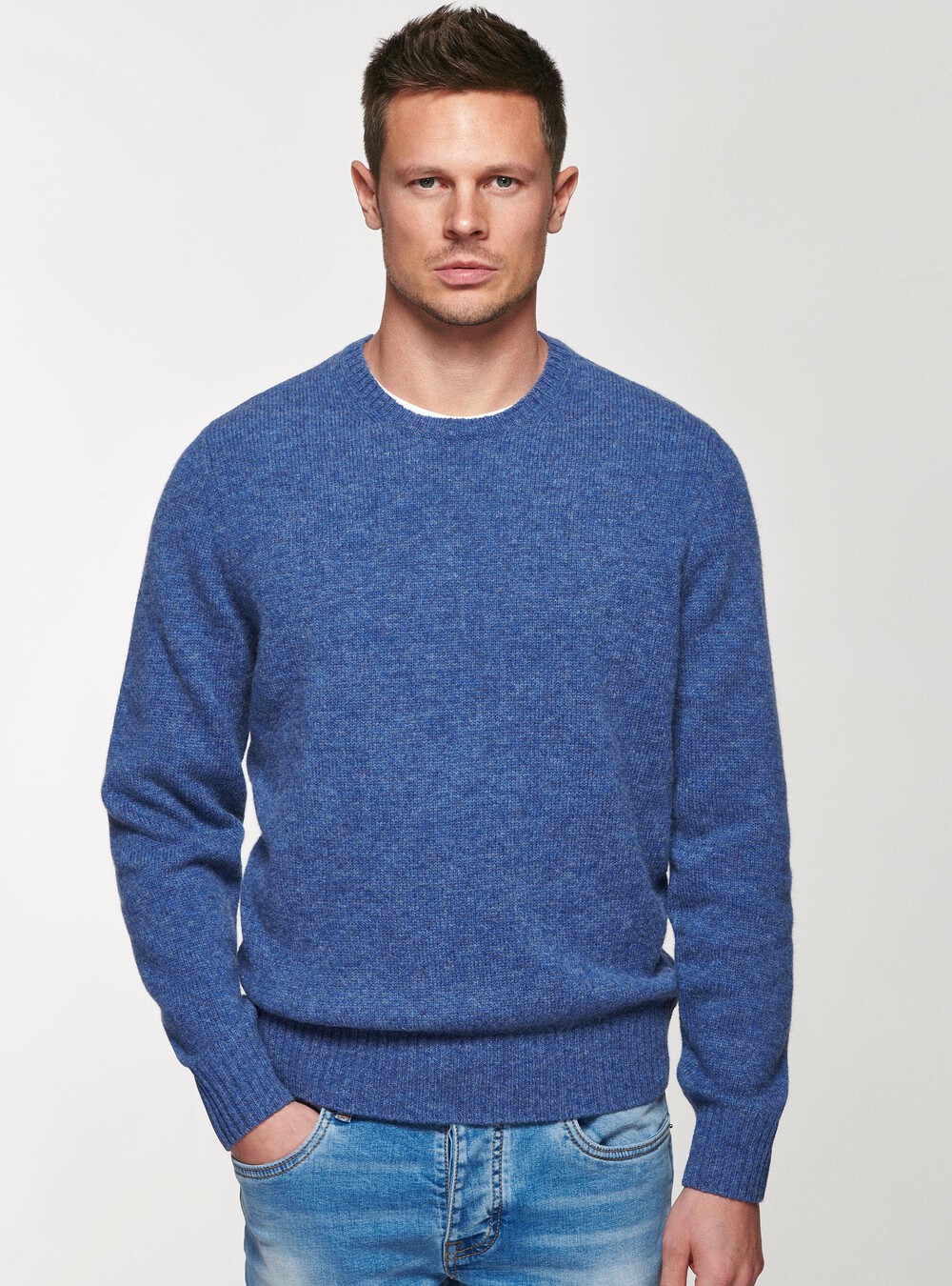 Pure Shetland wool sweater | GutteridgeUS | New In Uomo